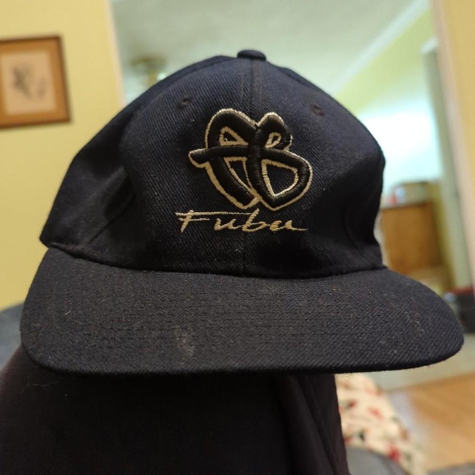 Vintage 90's Original FUBU Fitted Cap Embroidered... - Depop