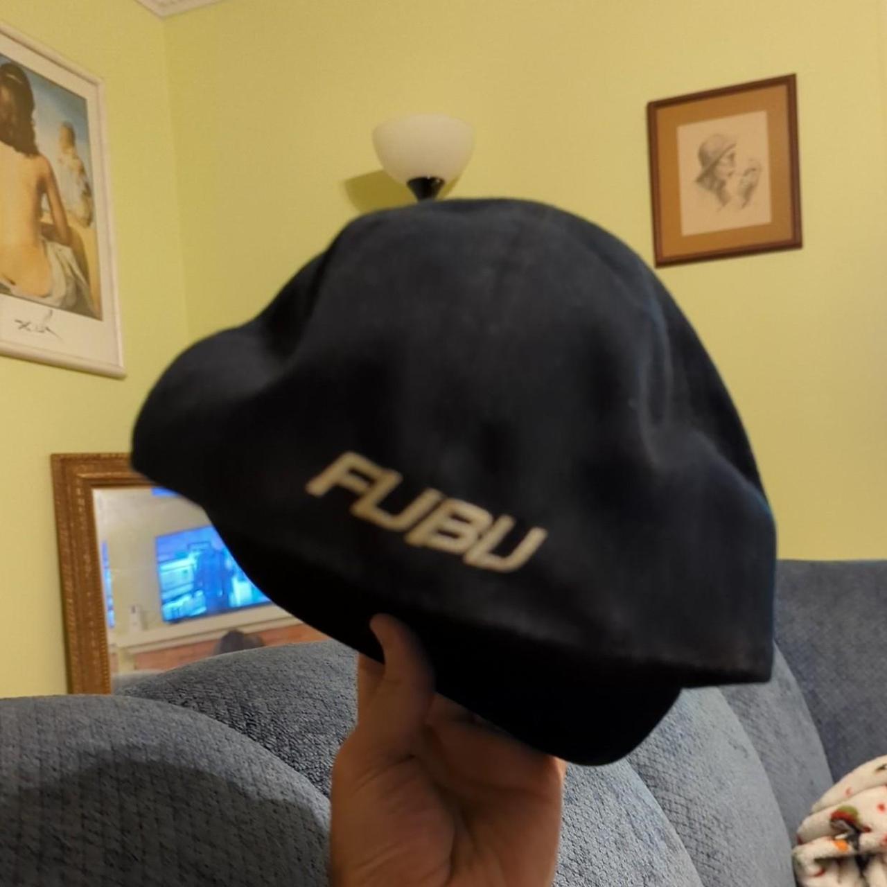 Vintage 90's Original FUBU Fitted Cap Embroidered...