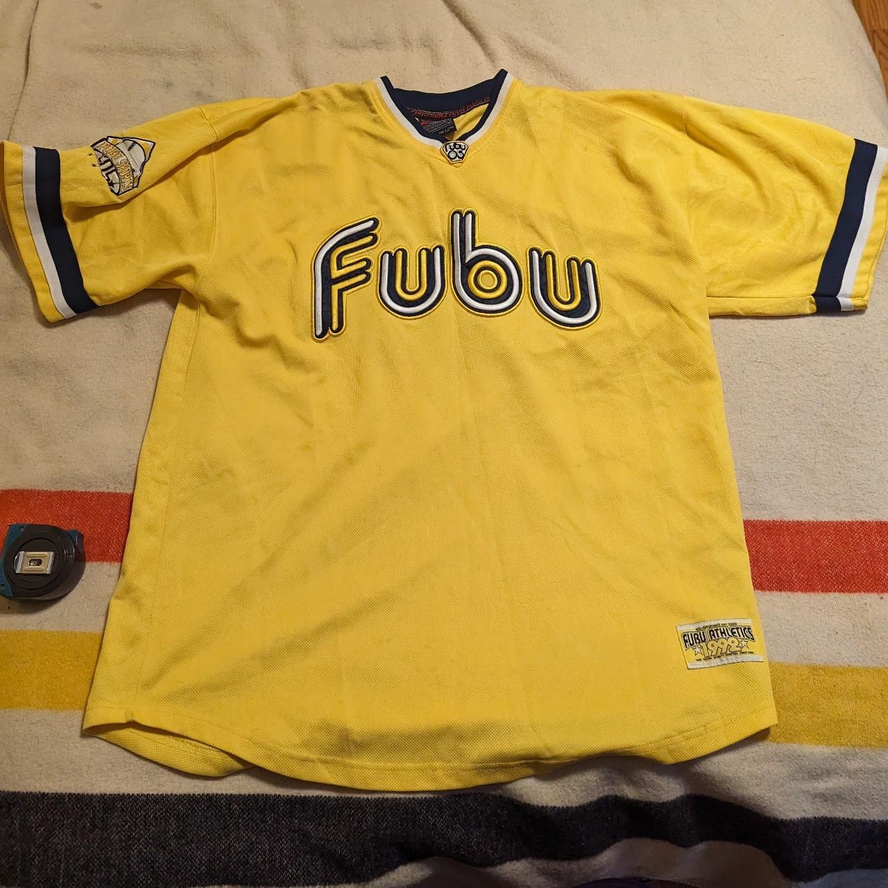 fubu shirt yellow