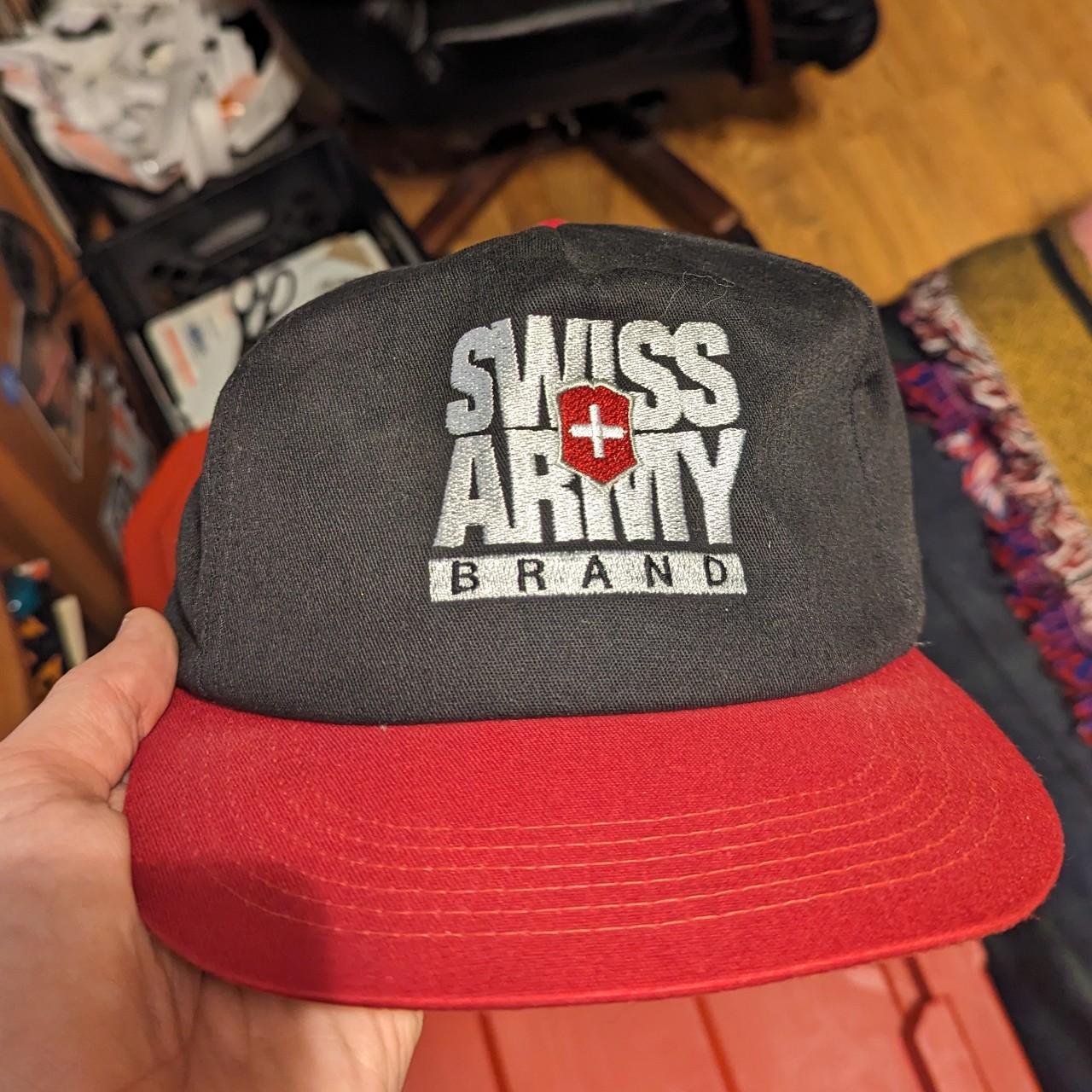 Vintage Swiss Army Brand K-Products Snapback Hat Depop