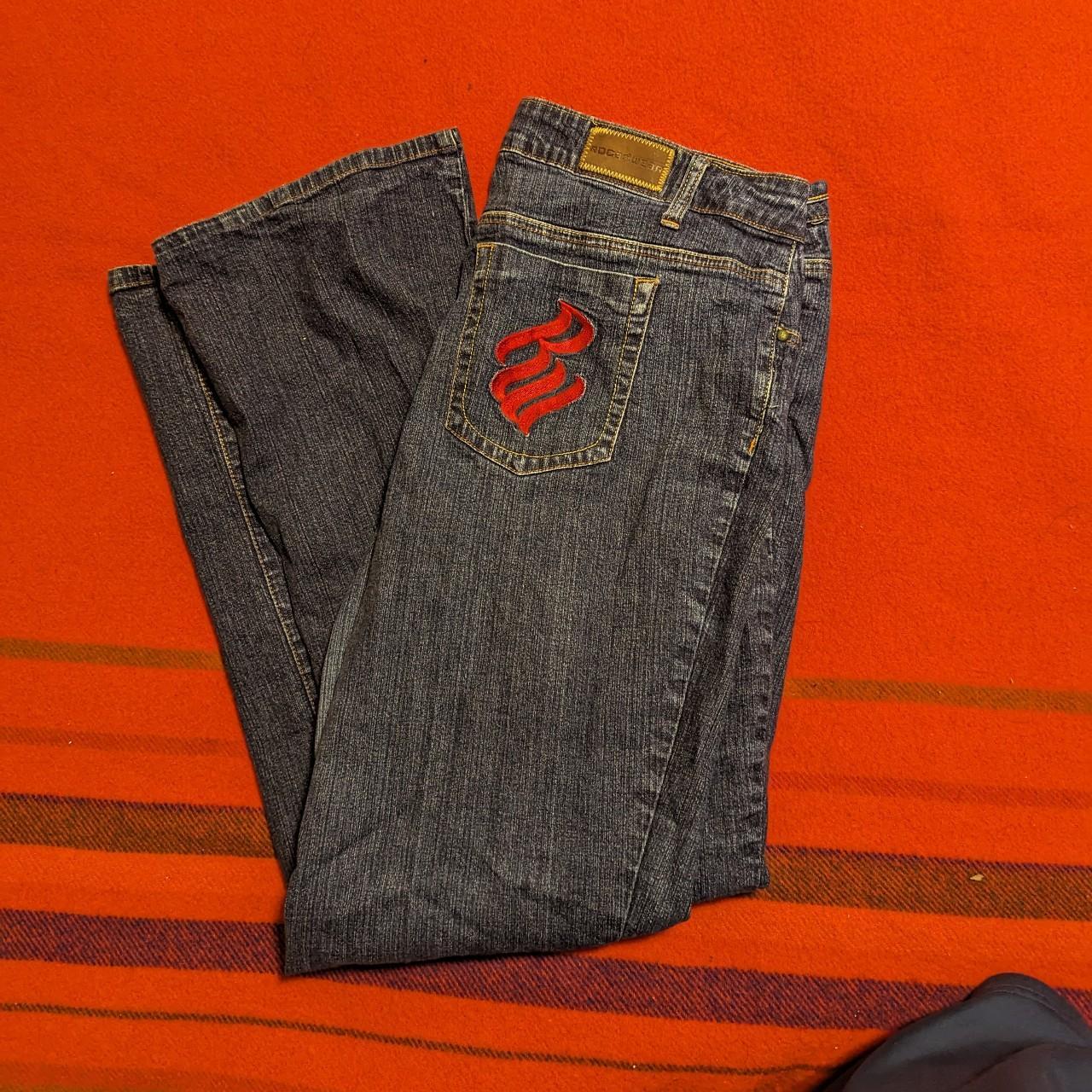 Vtg Y2K Rocawear Jeans Womens 20 Blue Mid Rise | Depop Vtg Y2K Rocawear Jeans Womens 20 Blue Mid Rise | Depop