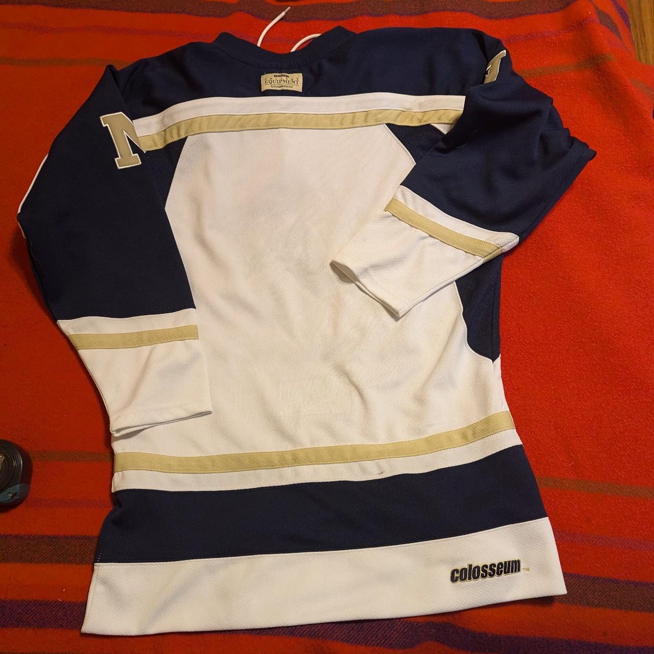 Vtg Colosseum US Navy good Midshipmen Hockey Jersey XL EXCELLENT CONDITION Super Rare