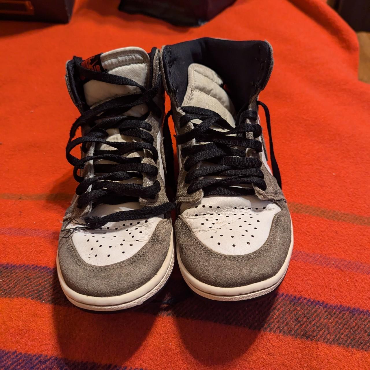 NIKE Air Jordan High OG Washed Black Men Size Depop