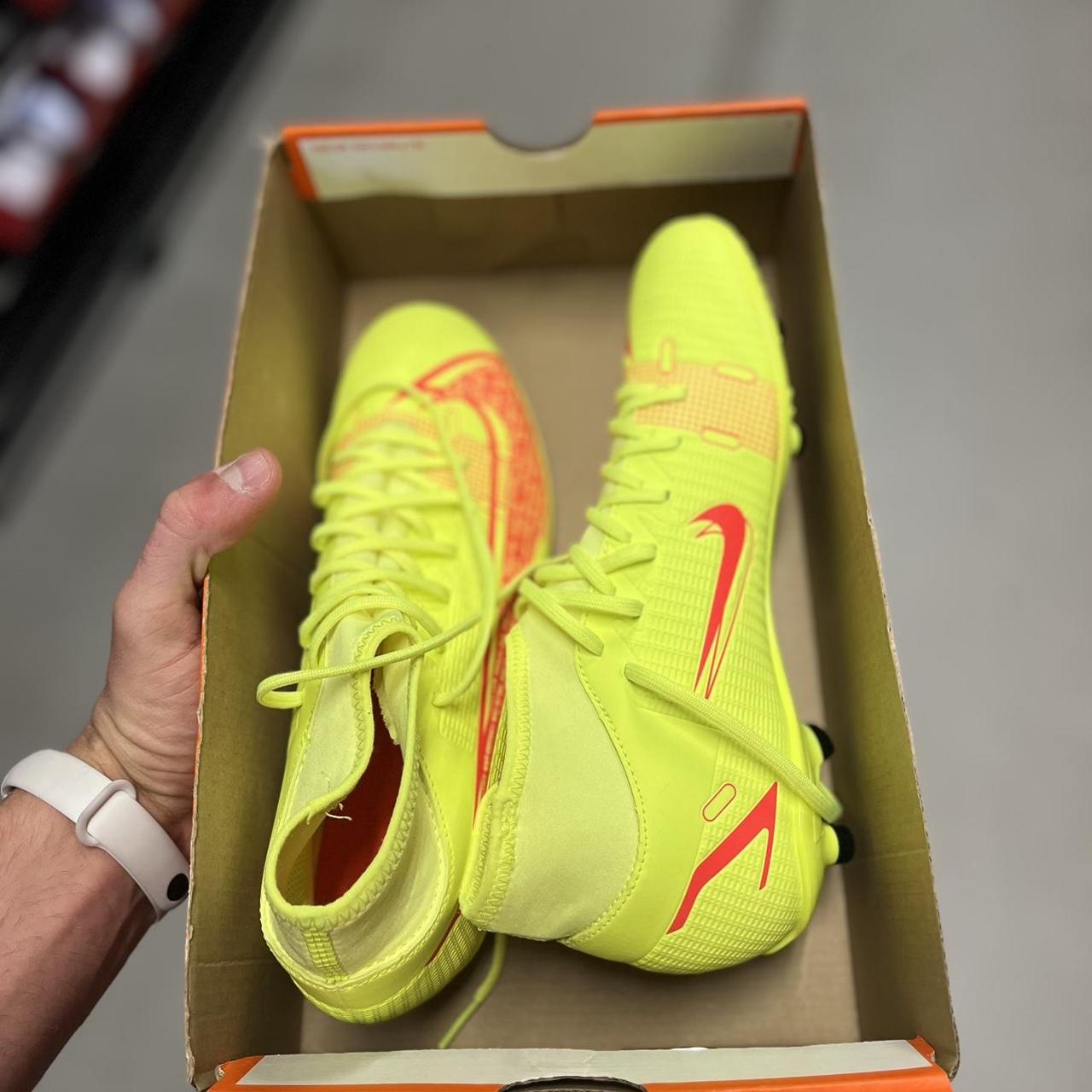 Nike Mercurial Yellow FG football boots Brand new... - Depop