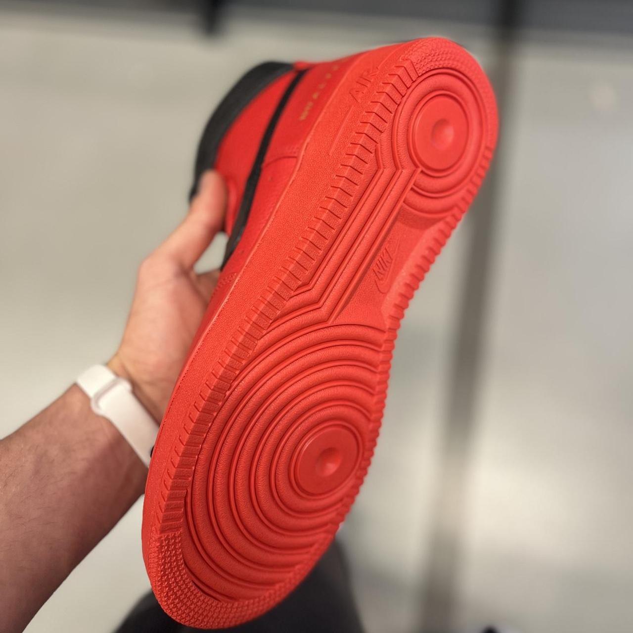 nike air force 1 high men's skateboarding shoes red