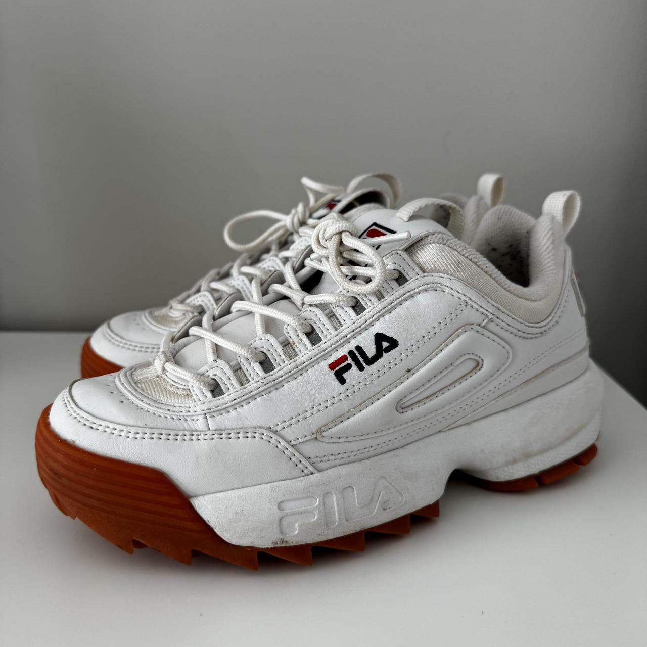 Fila shops chunky white