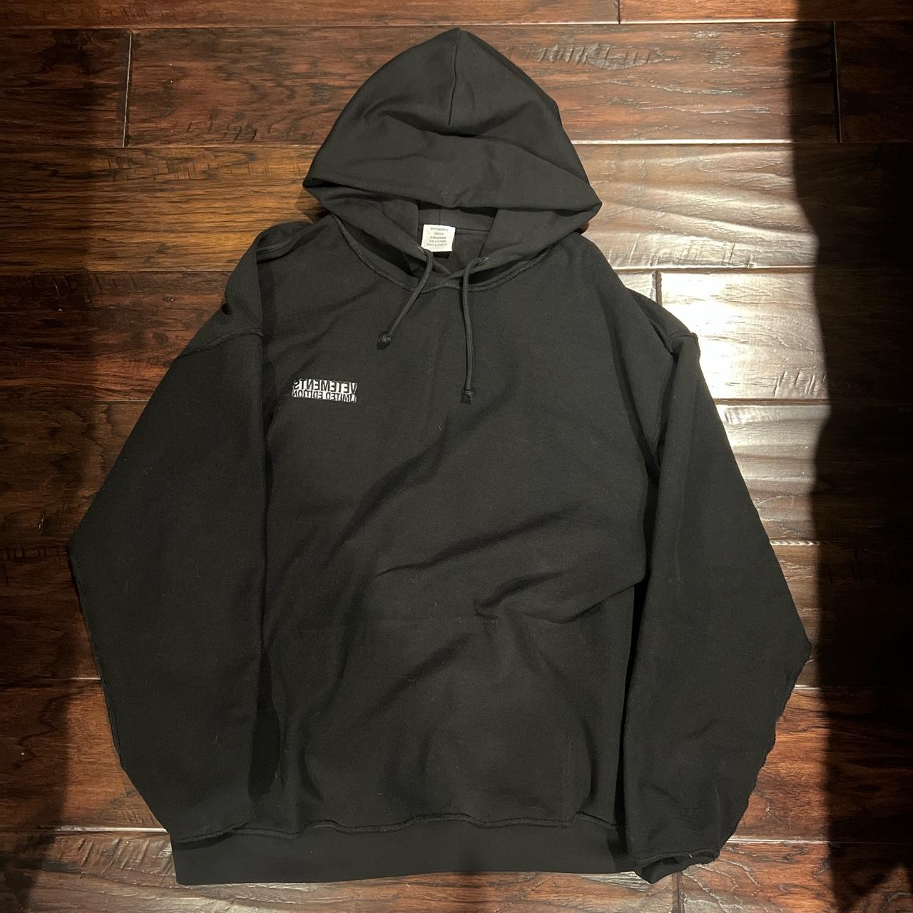 vetements inside out hoodie can be worn Depop