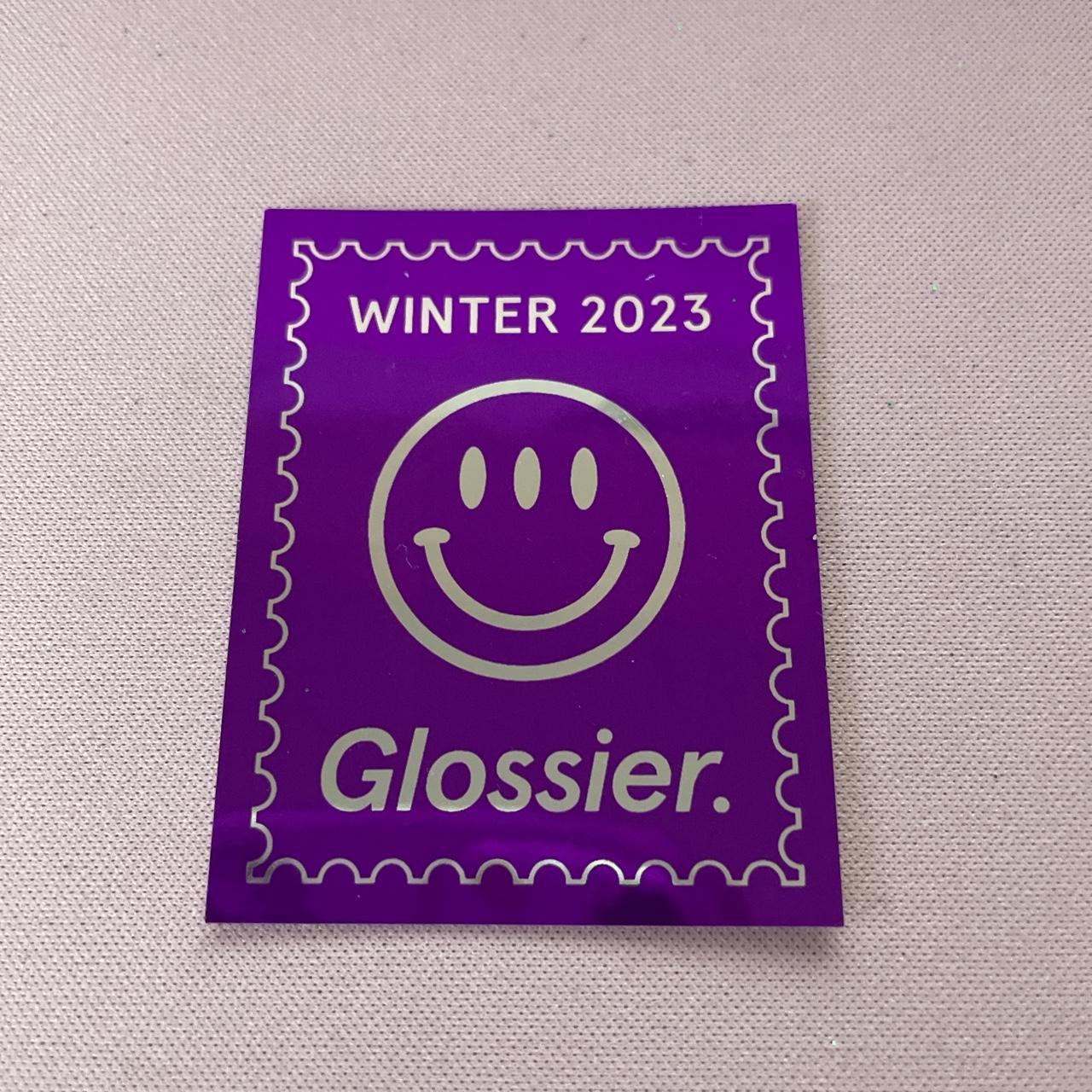 Glossier winter 2023 sticker Super cute glossier... Depop