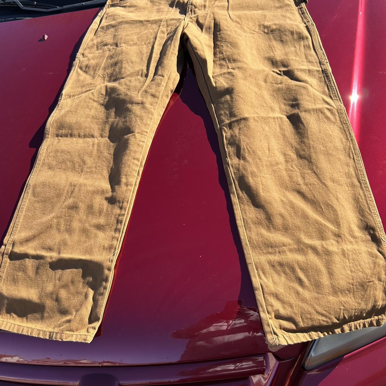 Dickies Carpenter Pants in Khaki, 10/10 Never worn,... Depop