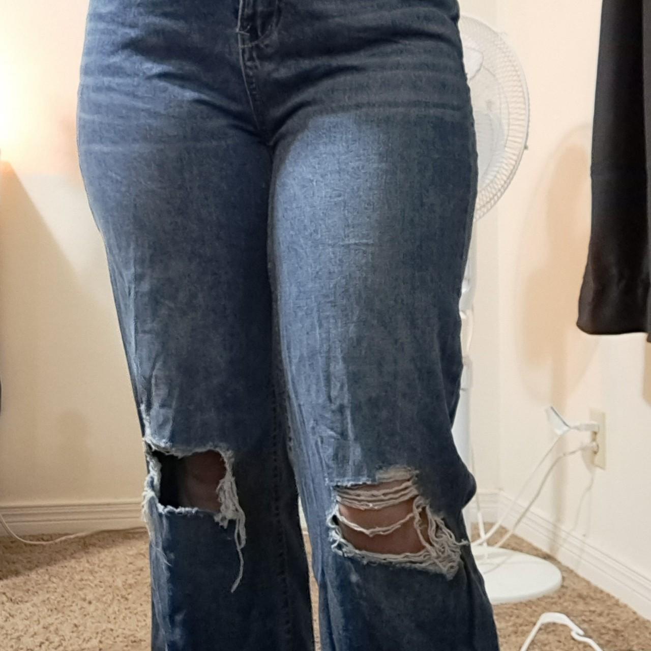 Rewash Women's Blue Jeans | Depop