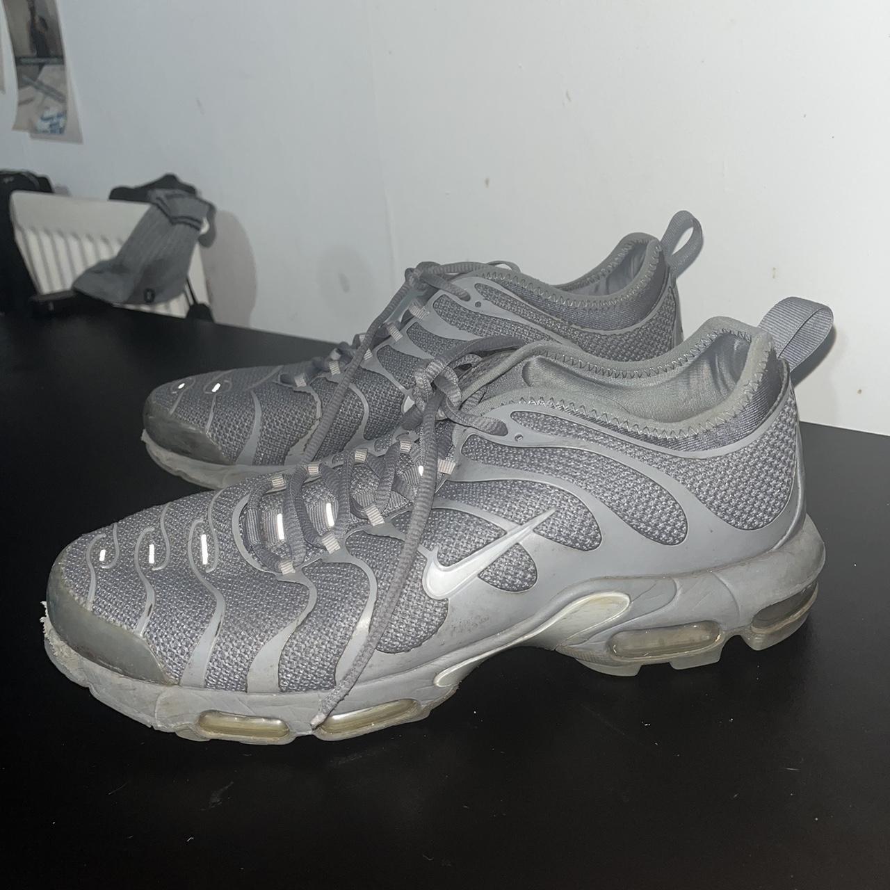 Nike TN’s Grey Decent condition Video of the... - Depop