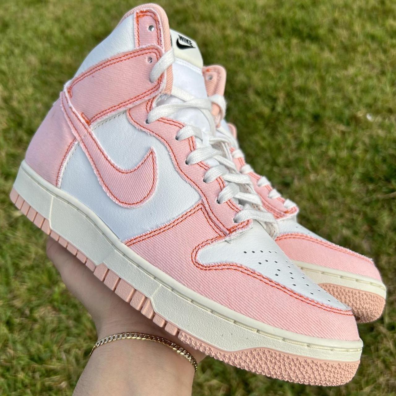 NEW NIKE DUNK HIGH PINK Condition: Brand new in... - Depop