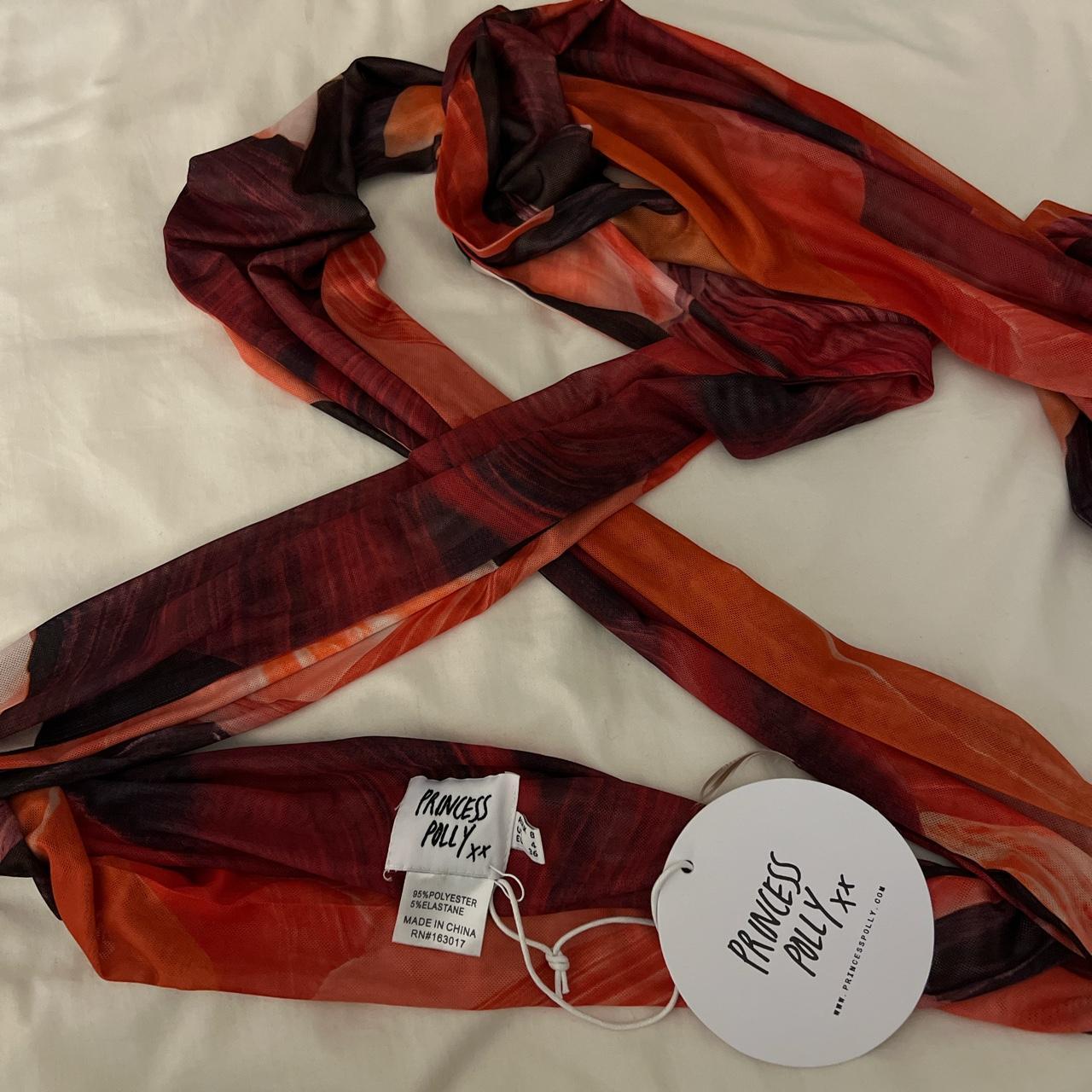 princess polly scarf top. never worn Depop