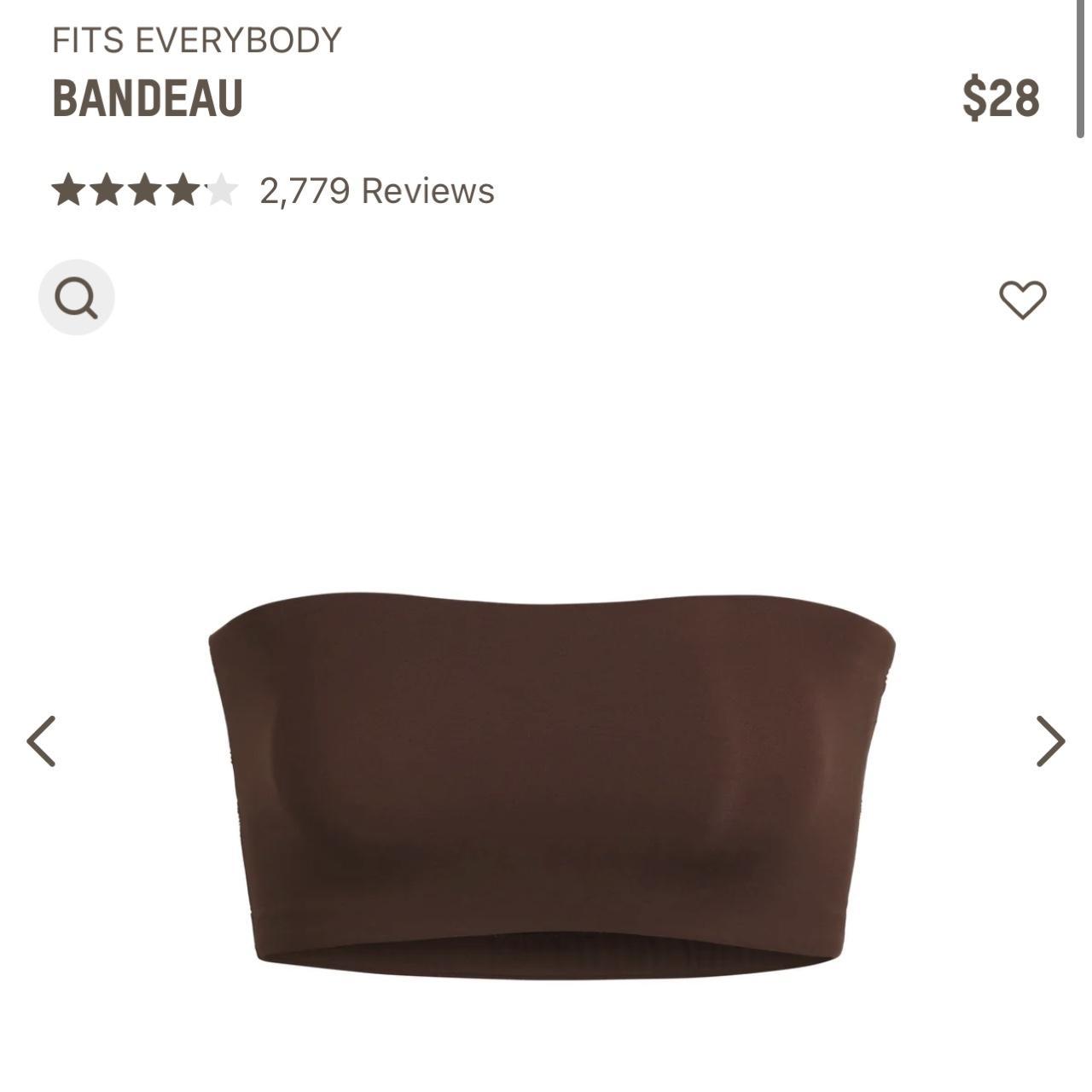 skims-bandeau-in-cocoa-never-worn-depop