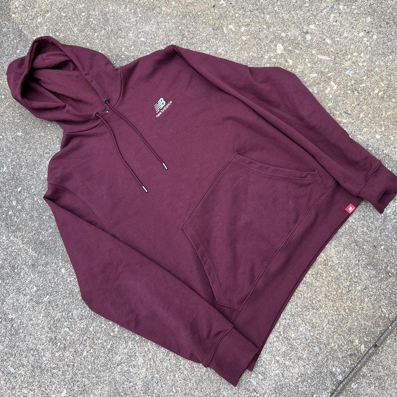 Burgundy New Balance Jumper Mens Buy New Balance Red/White Mens