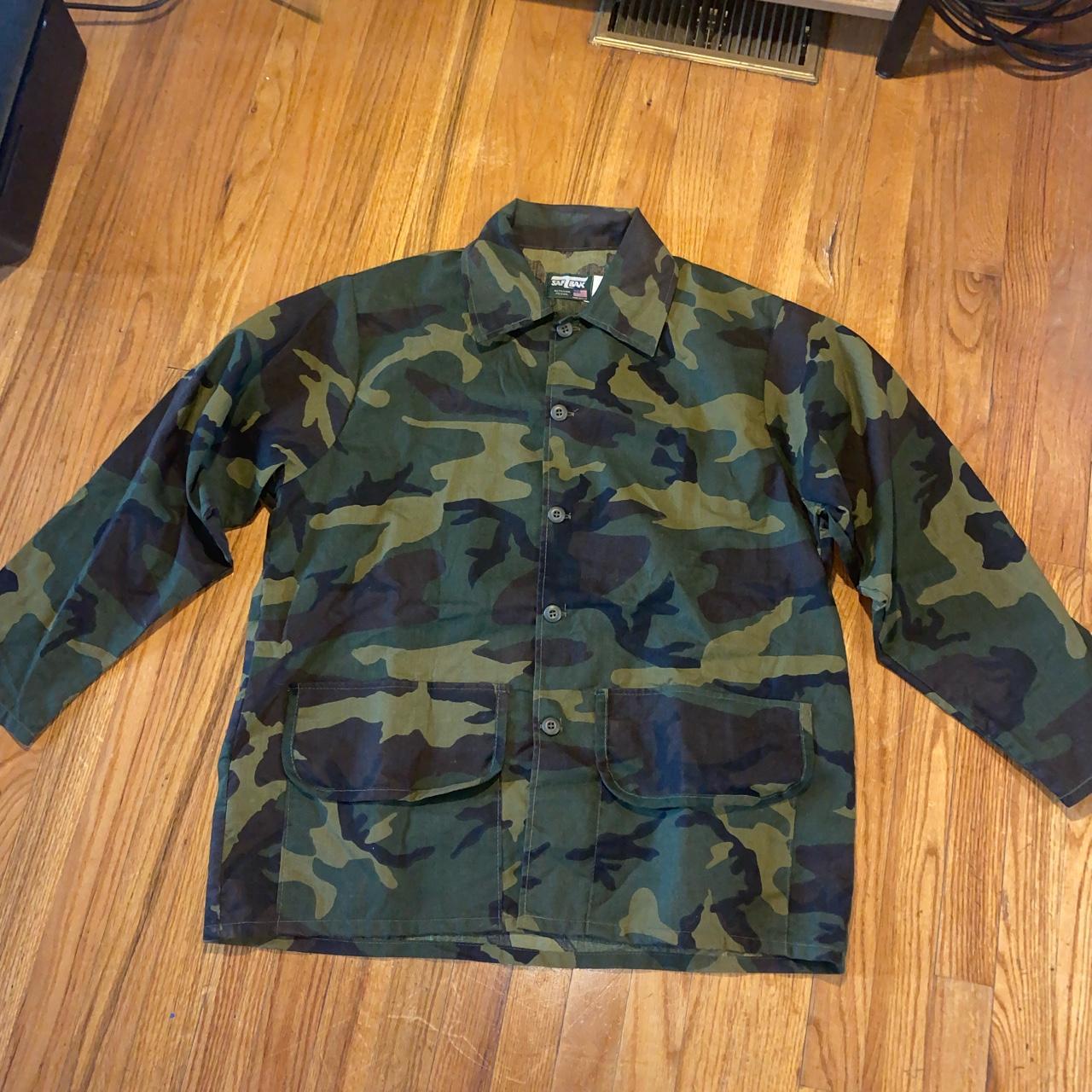 Vintage saftbak camo hunting field jacket. Amazing... - Depop