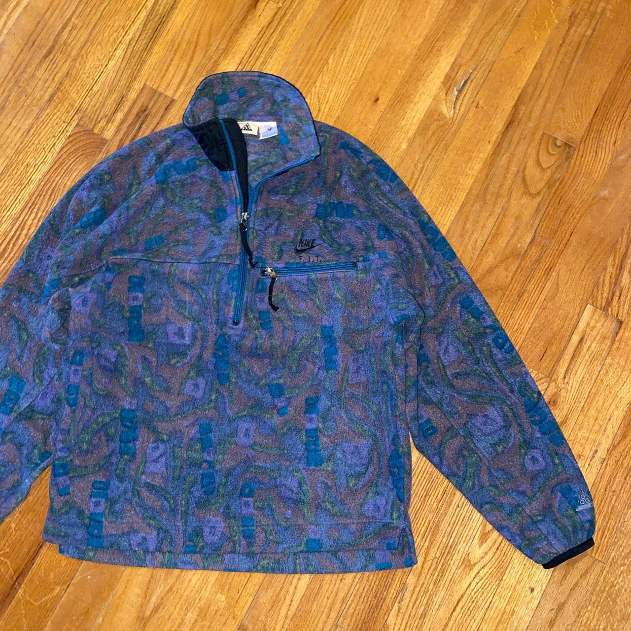Rare early 90s vintage Nike Acg abstract all over... - Depop