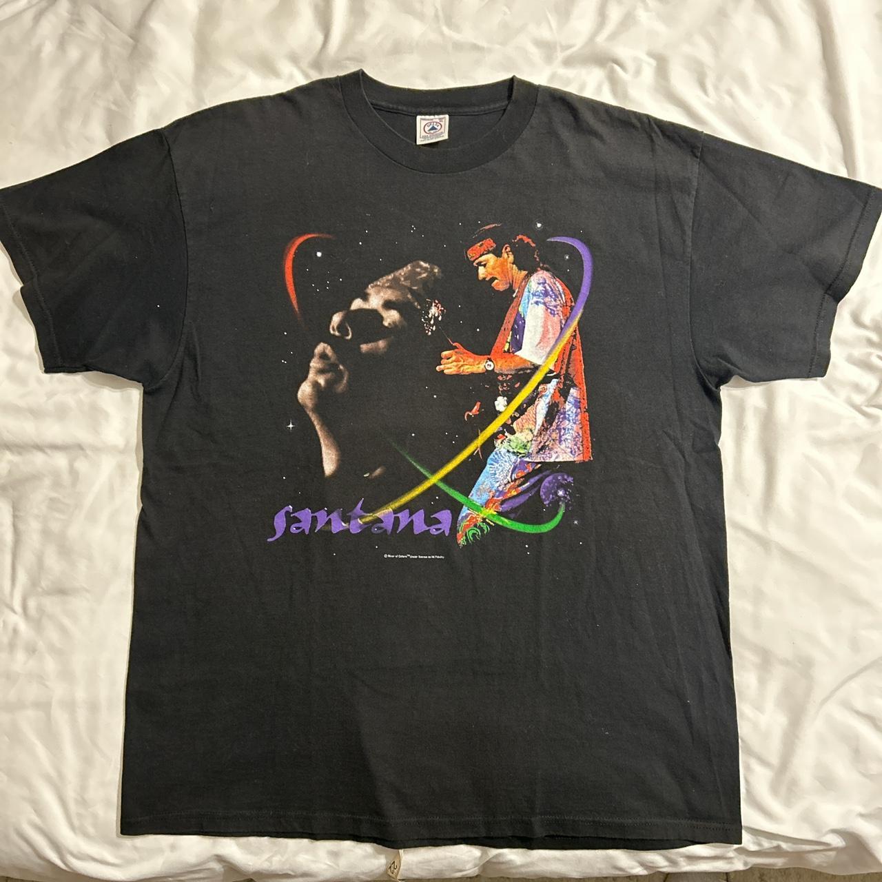 1999 Santana deals “ River of colors” tee