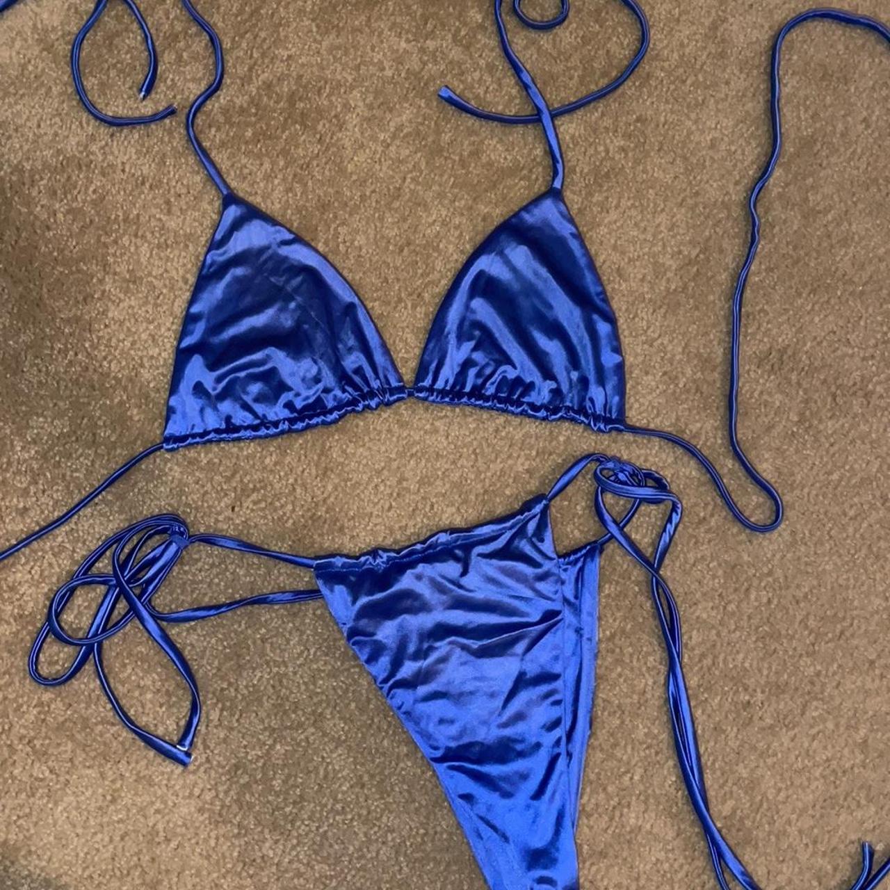 Frankies Bikinis Blue Bikinisandtankinisets Depop
