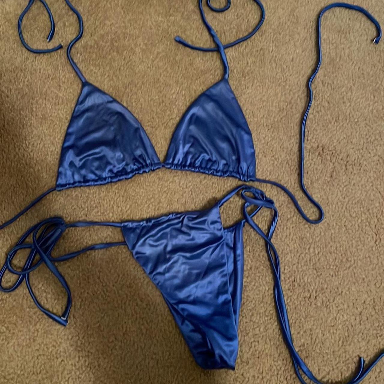 Frankies Bikinis Blue Bikinisandtankinisets Depop