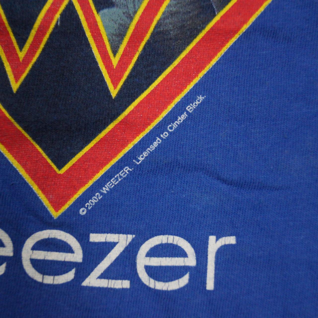 2002 Weezer Zip Up Hoodie Red