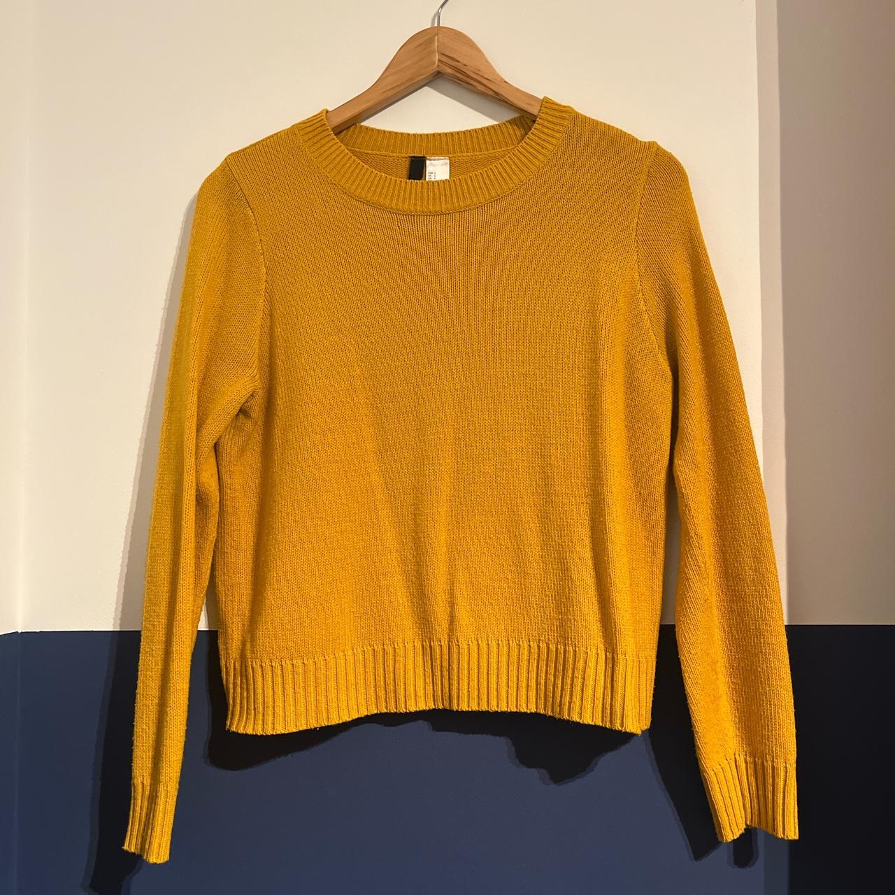 H&m mustard outlet jumper