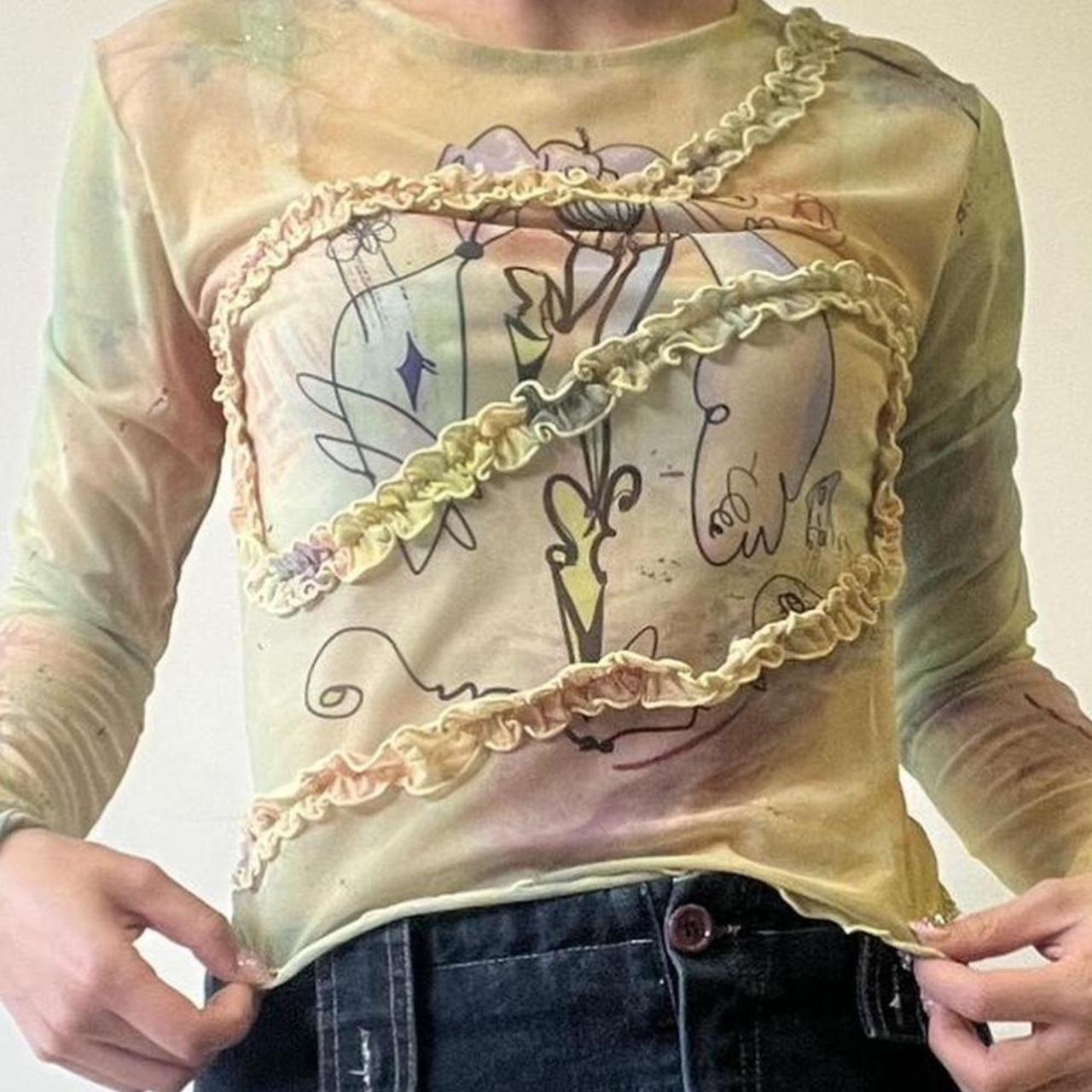 repop! expired girl x gabrielle ruffle green fairy... Depop