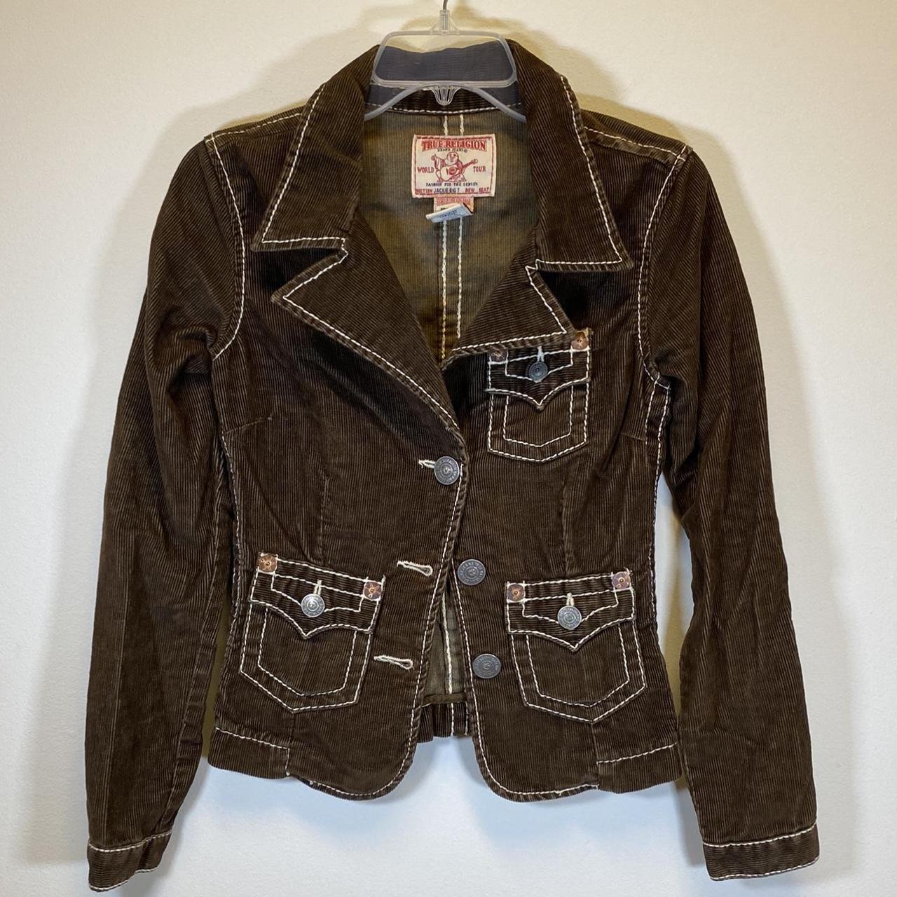 True religion corduroy store jacket