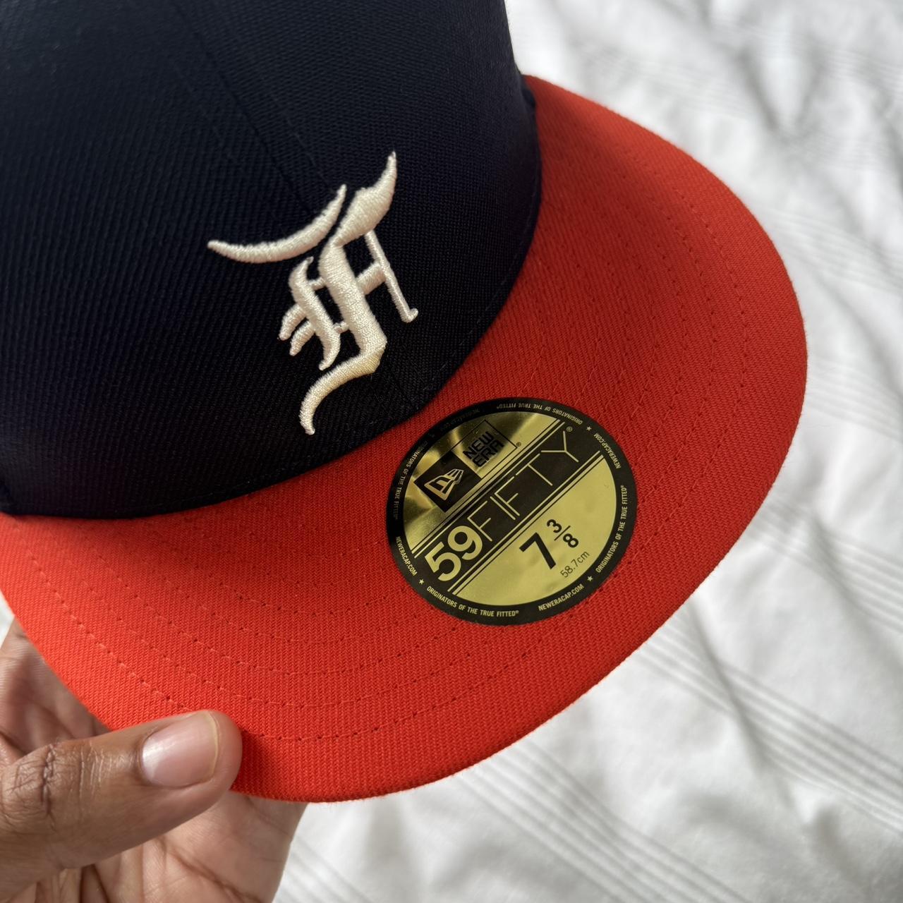 帽子 New Era Fear of god Houston Astros Fear of God Hat Men 7 3/4 Navy 59Fifty New Era Fitted Cap