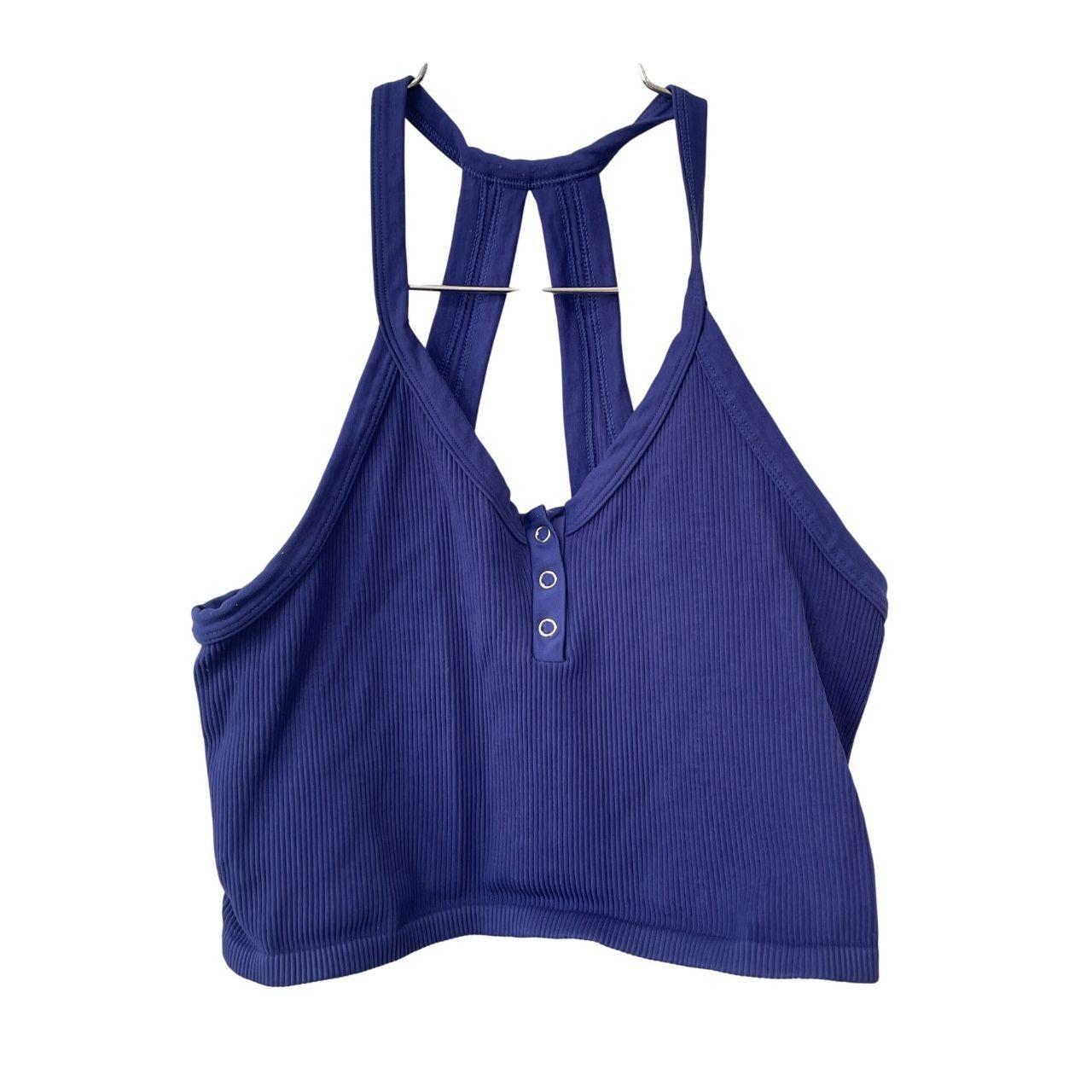 Preloved Women's Crop top - Blue - XL – Free Peop… - image 2