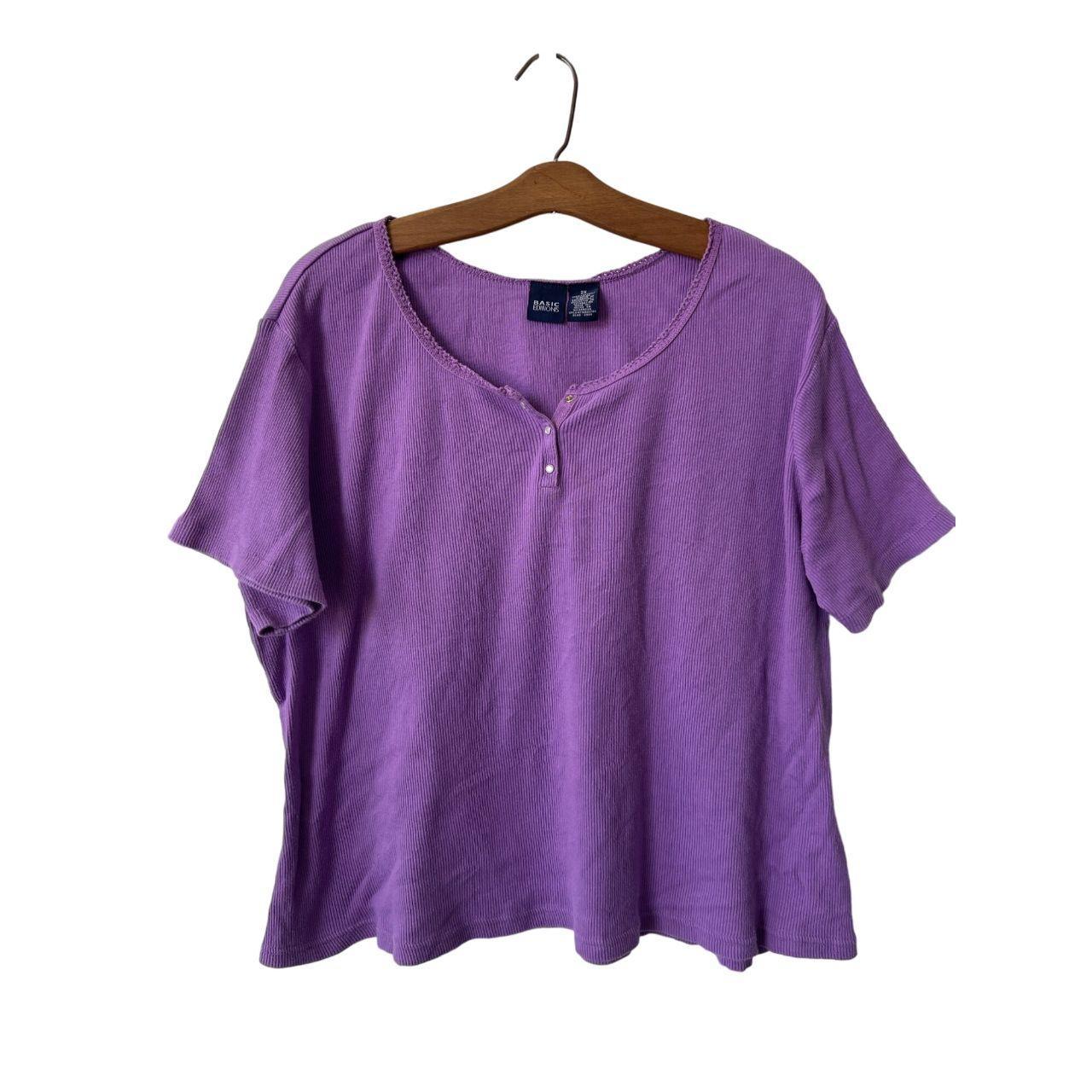 Preloved Women's Blouse - Purple – Basic Editions… - image 1