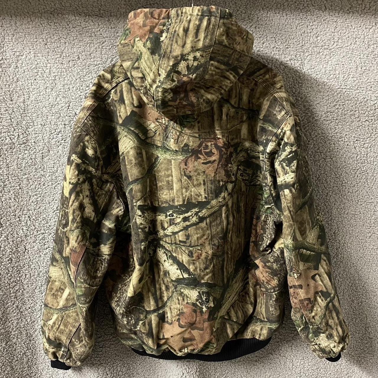 camo carhartt jacket camo real tree unisex... - Depop