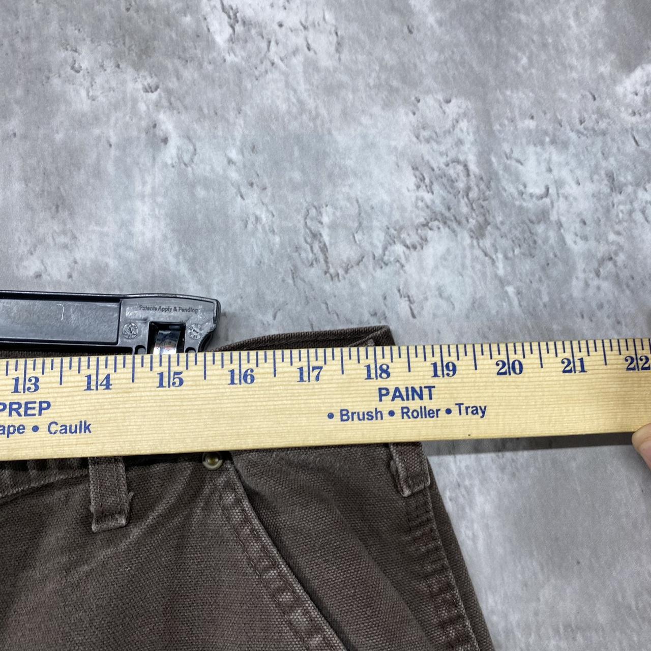 brown Carhartt double knee pants chocolate brown... Depop