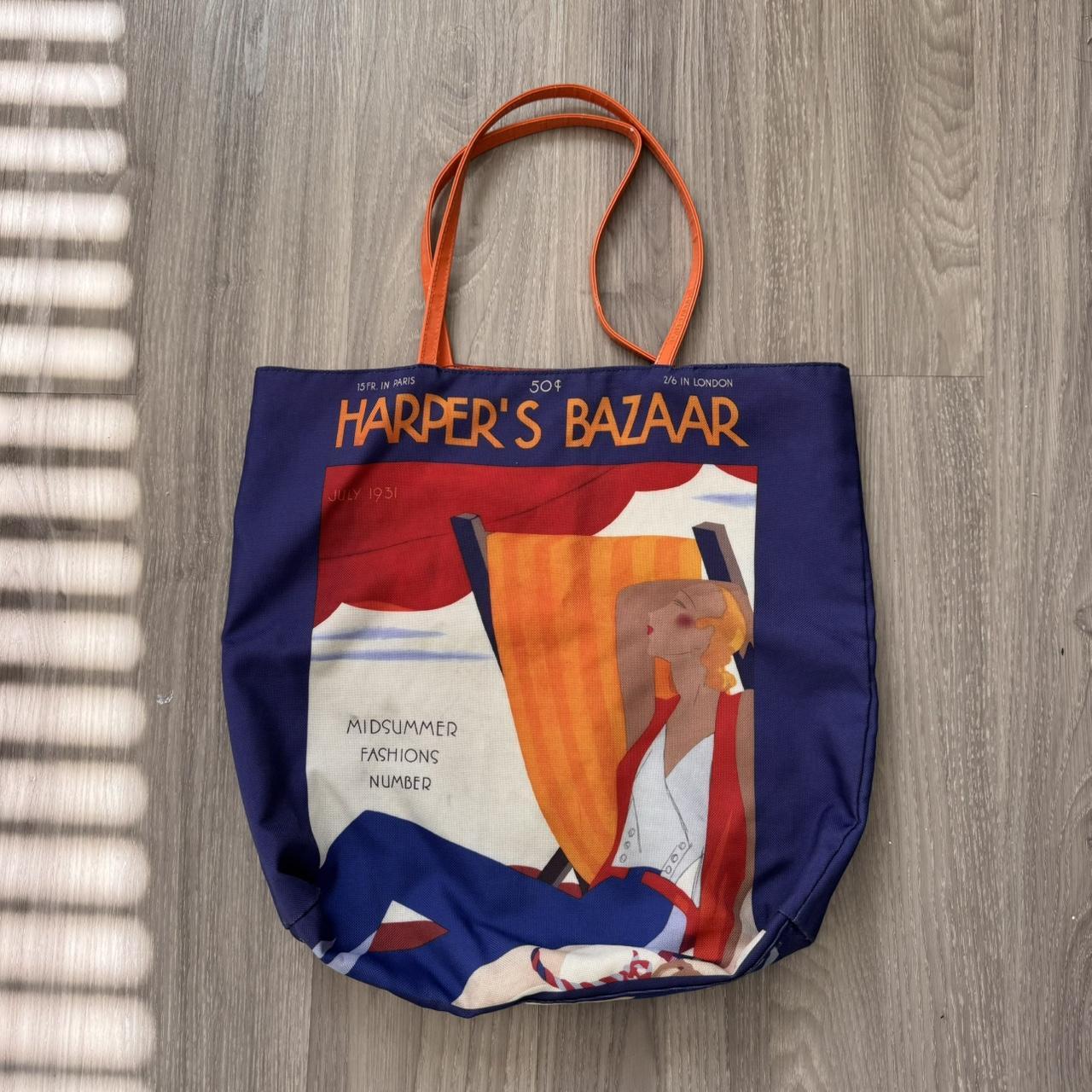 Harper s Bazaar tote bag can mend strap before. Depop