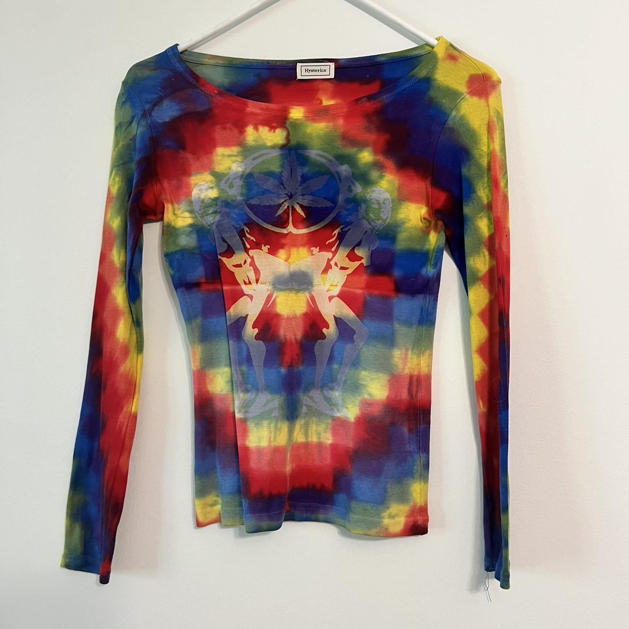 Hysteric glamour rainbow long sleeve top | Depop Hysteric glamour rainbow long sleeve top | Depop