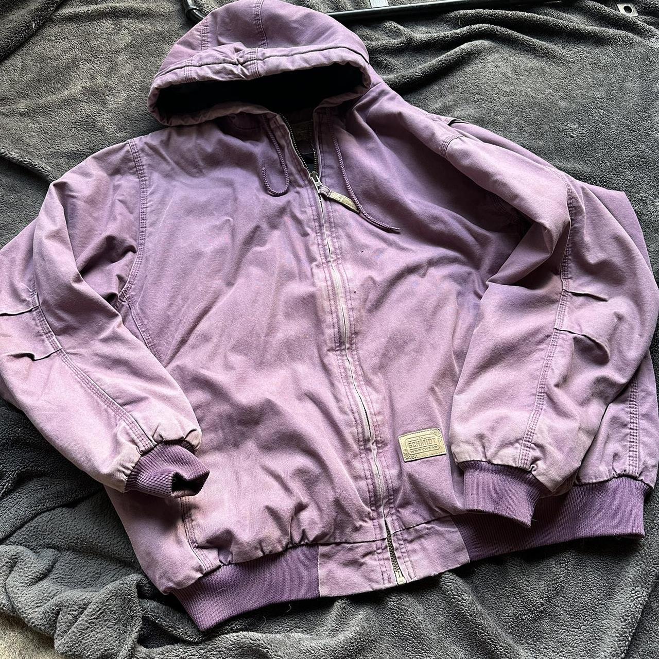 Purple women’s online vintage carhartt jacket