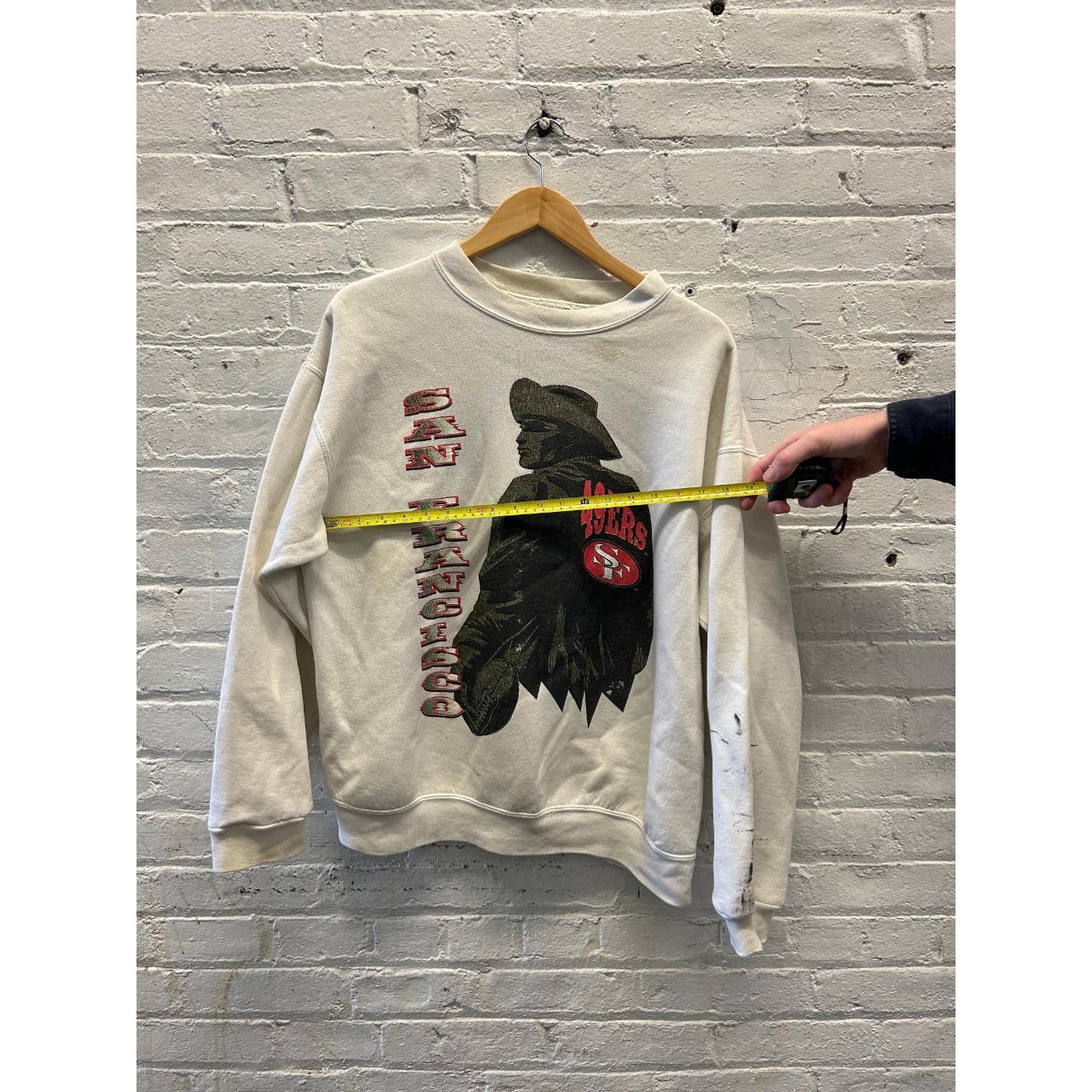 san francisco 49ers crewneck sweatshirt nfl - Depop