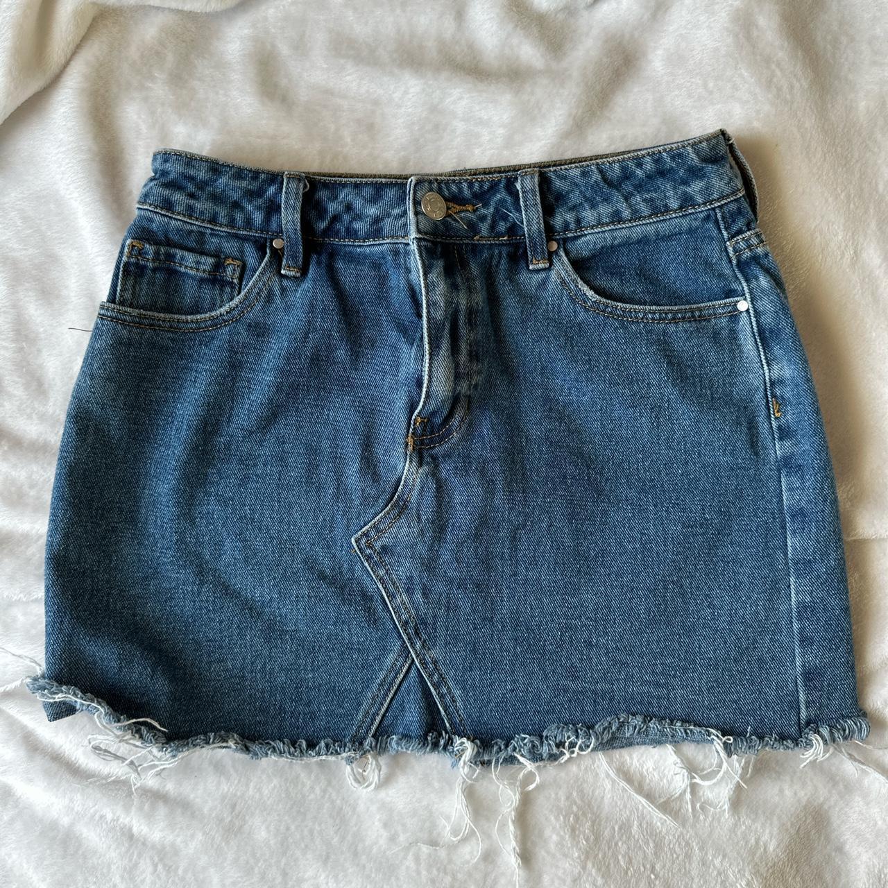 Pacsun Denim Jean Skirt Size 26 Please pay with... - Depop