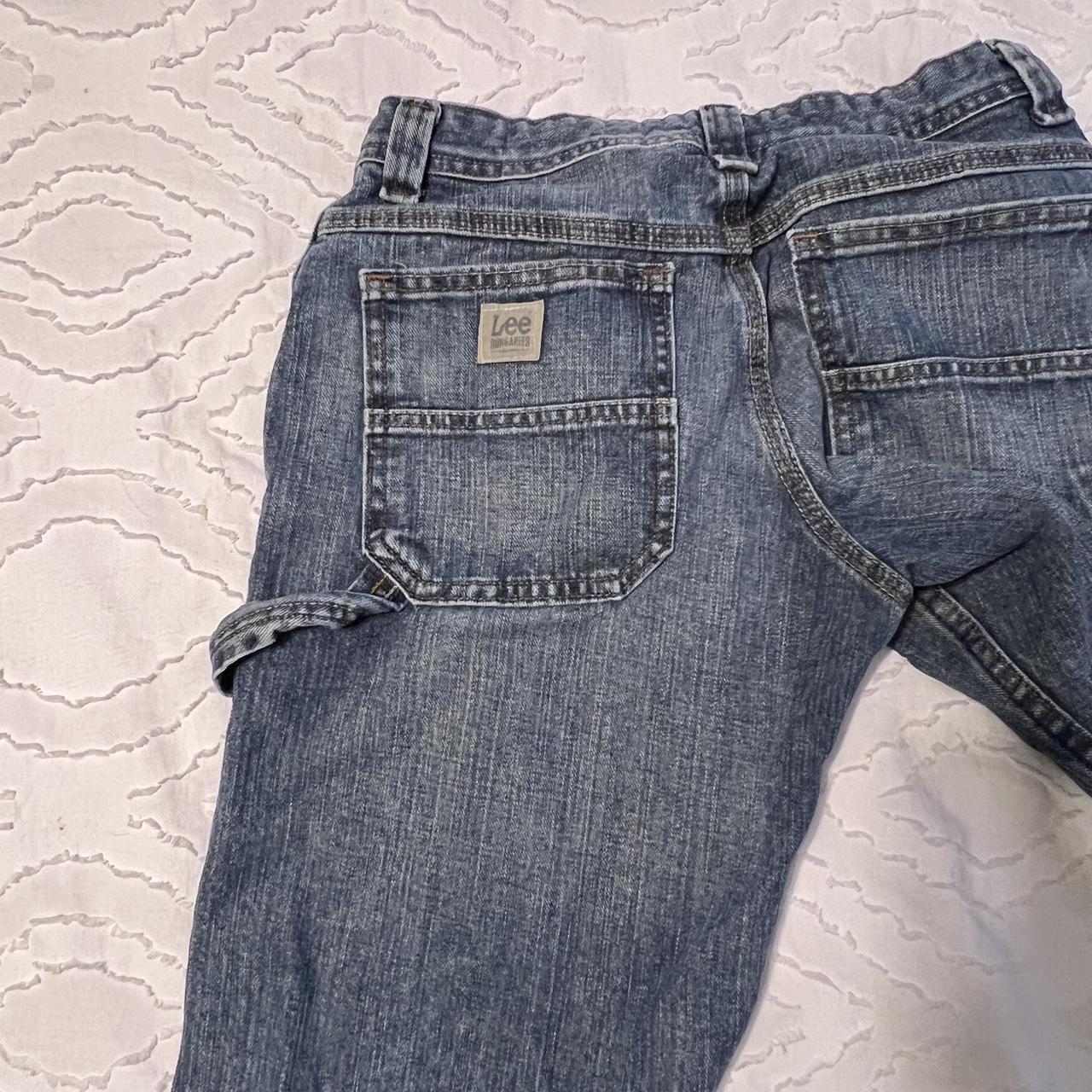Medium Wash Vintage Lee Carpenter Jeans •super cute,... - Depop