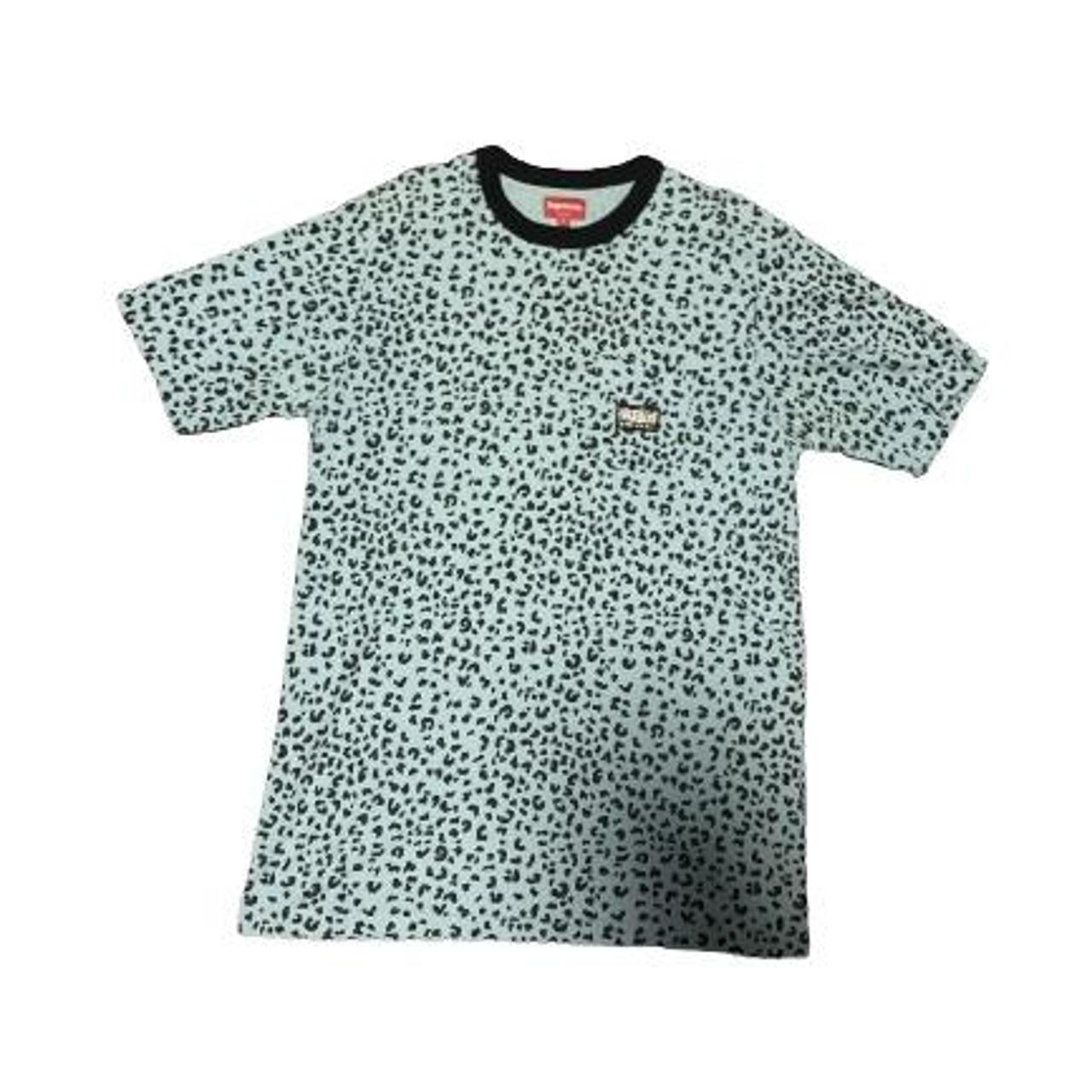（M）Supreme leopard POCKET TEE Mサイズ パープル 紫 シュプリーム レオパード leopard ヒョウ柄 アニマル柄 国内正規品 Pocket Tee Supreme Leopard Tee Supreme Leopard Pocket Tee 金