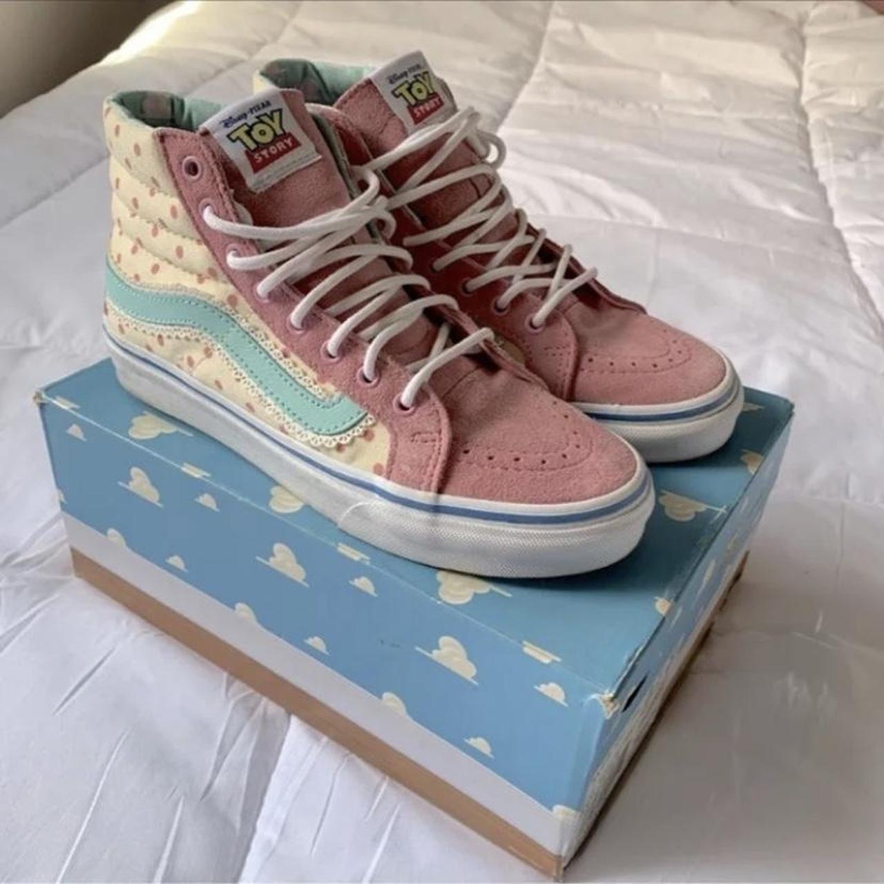 Vans SK8 Hi Slim Toy Story Bo Peep TrWht Womens Depop