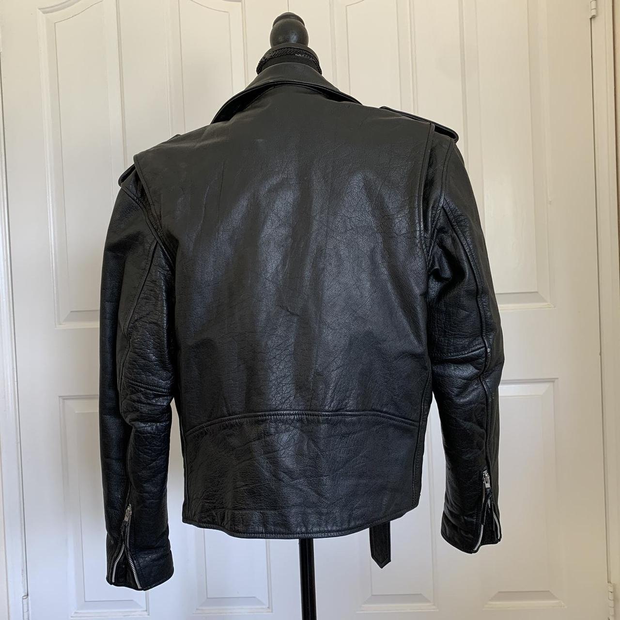 FMC Vintage Leather Jacket Biker Please view the... - Depop