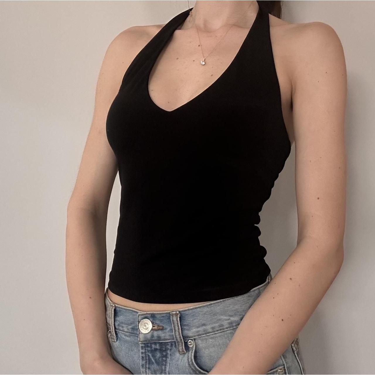 Nordstrom Women's Black Vest Depop