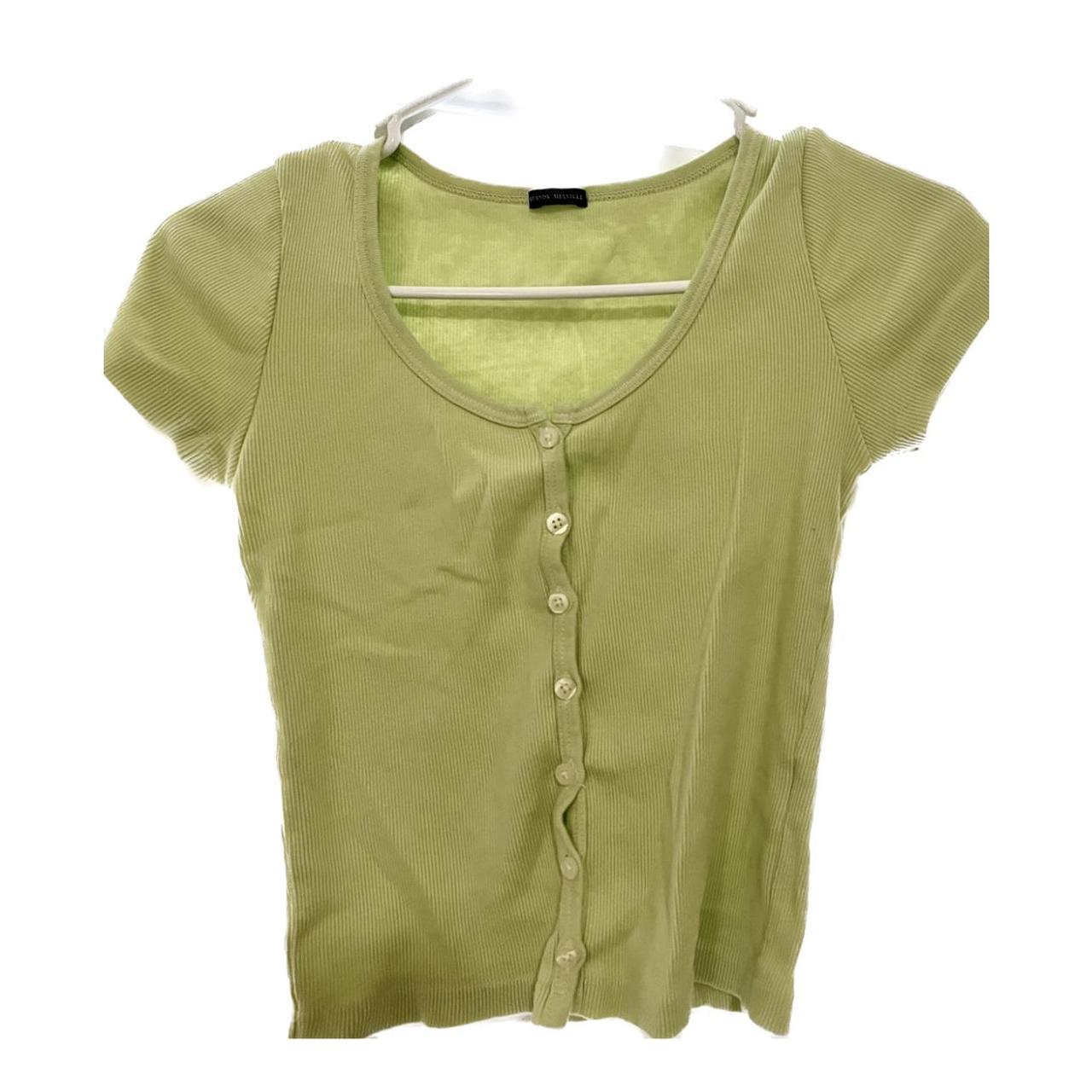 brandy melville green button up us only not... Depop