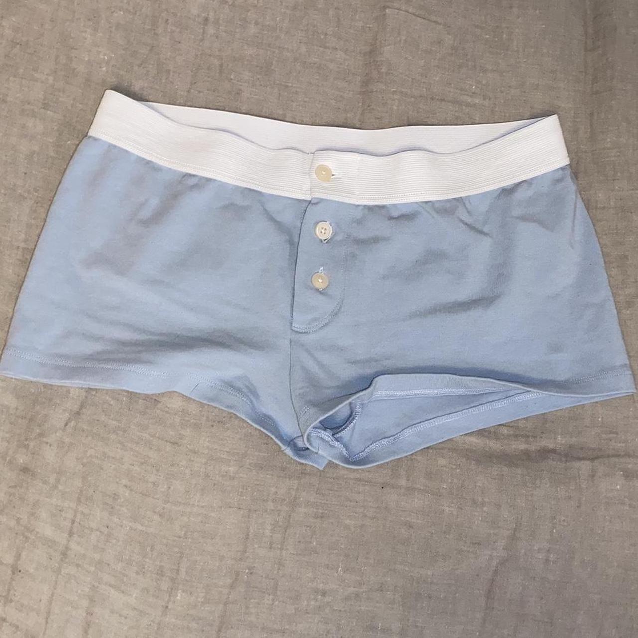 Brandy Melville boy shorts, worn once too small :/... - Depop