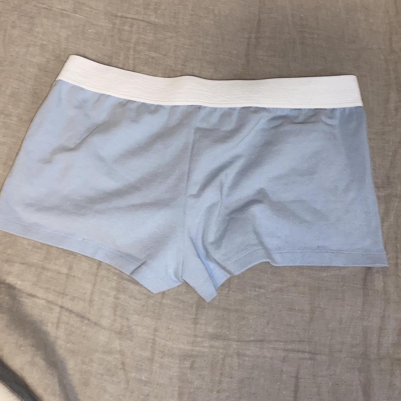 Brandy Melville boy shorts, worn once too small :/... - Depop