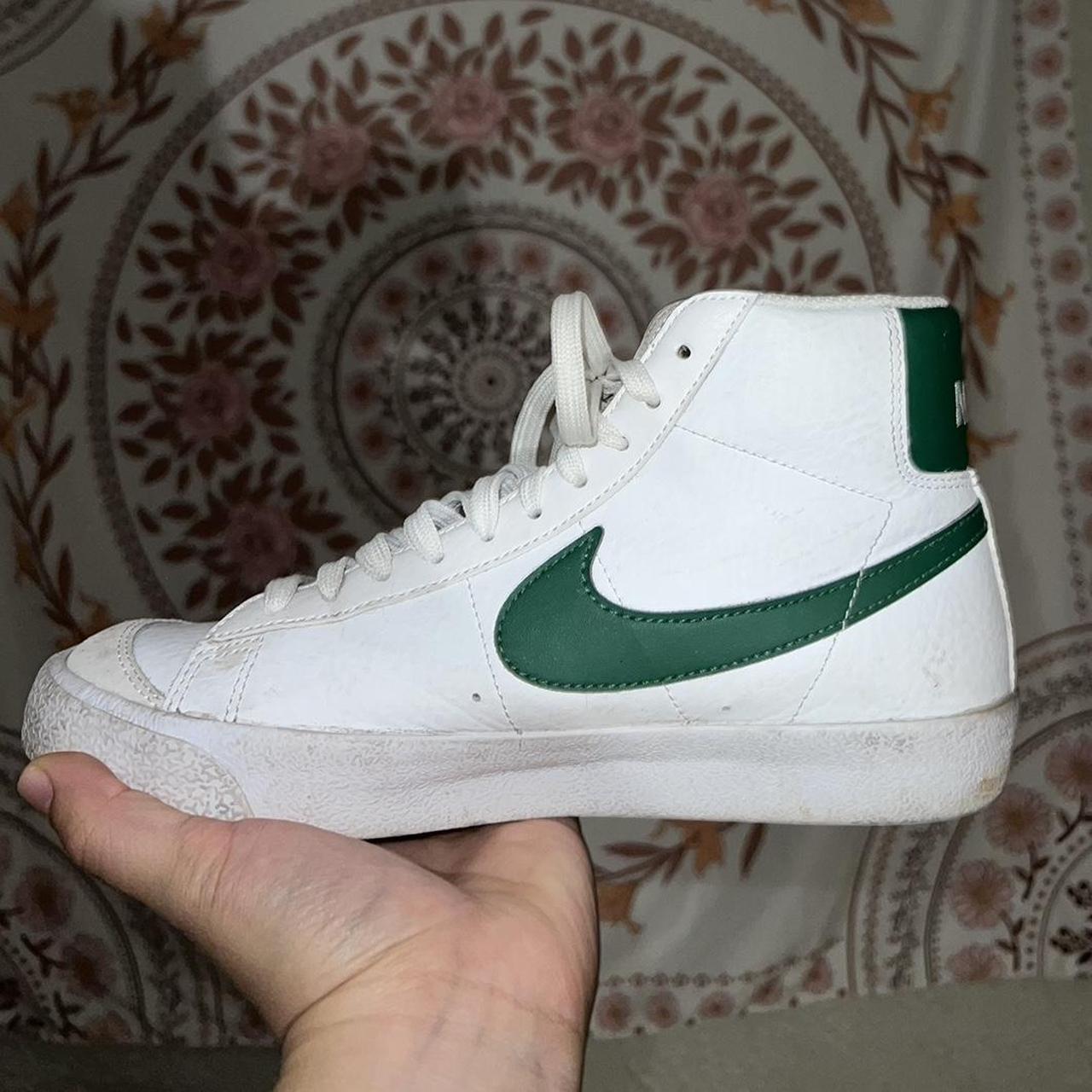blazers green nike