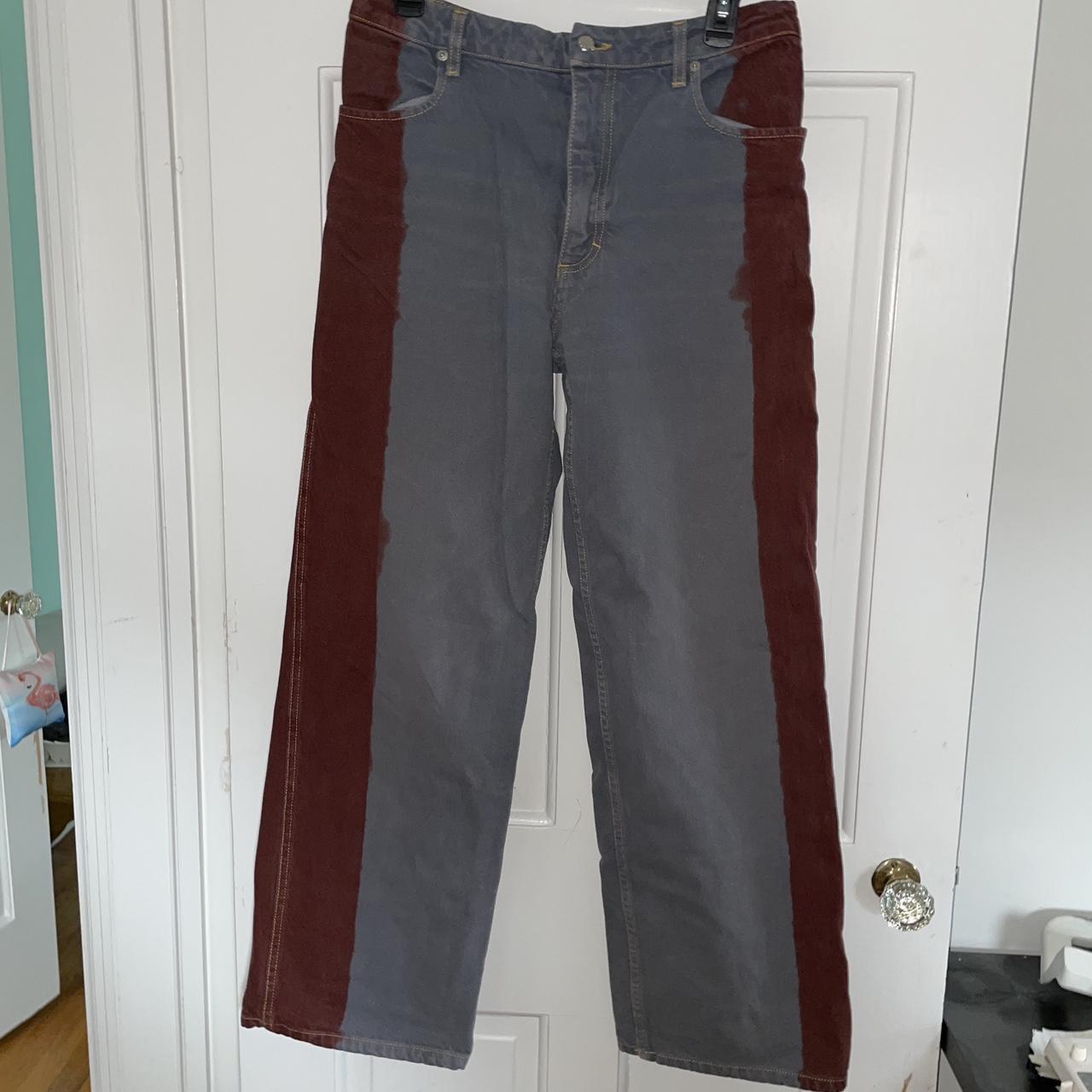 Eckhaus Latta Men's Blue and Red Jeans