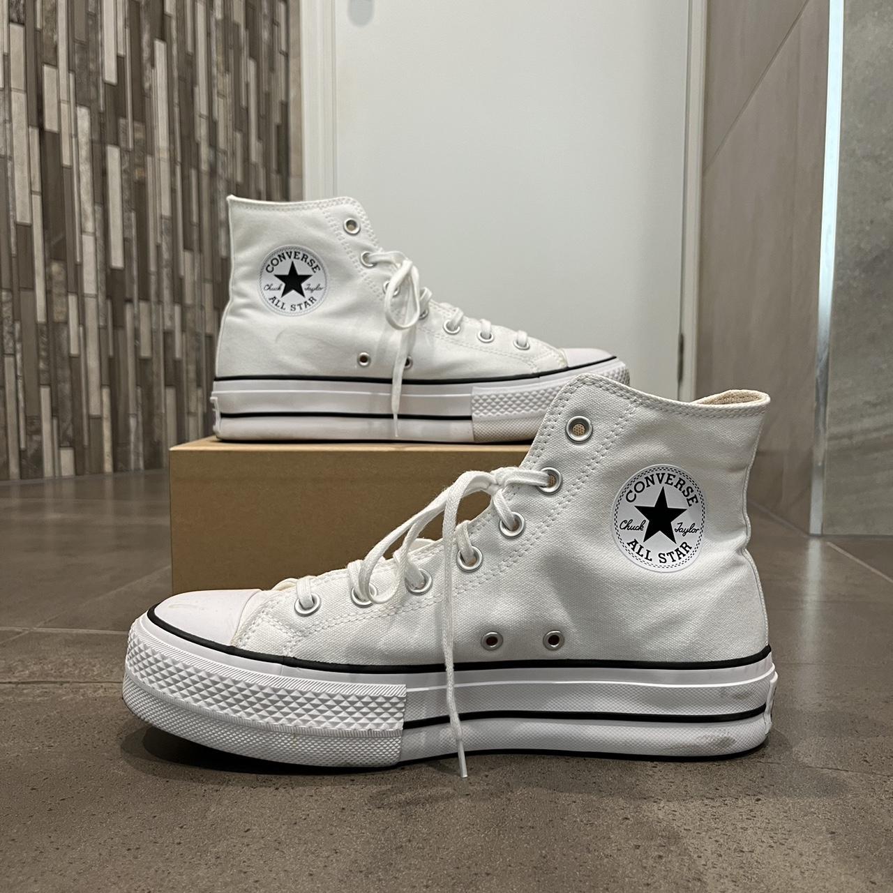 Converse Women's White Footwear | Depop