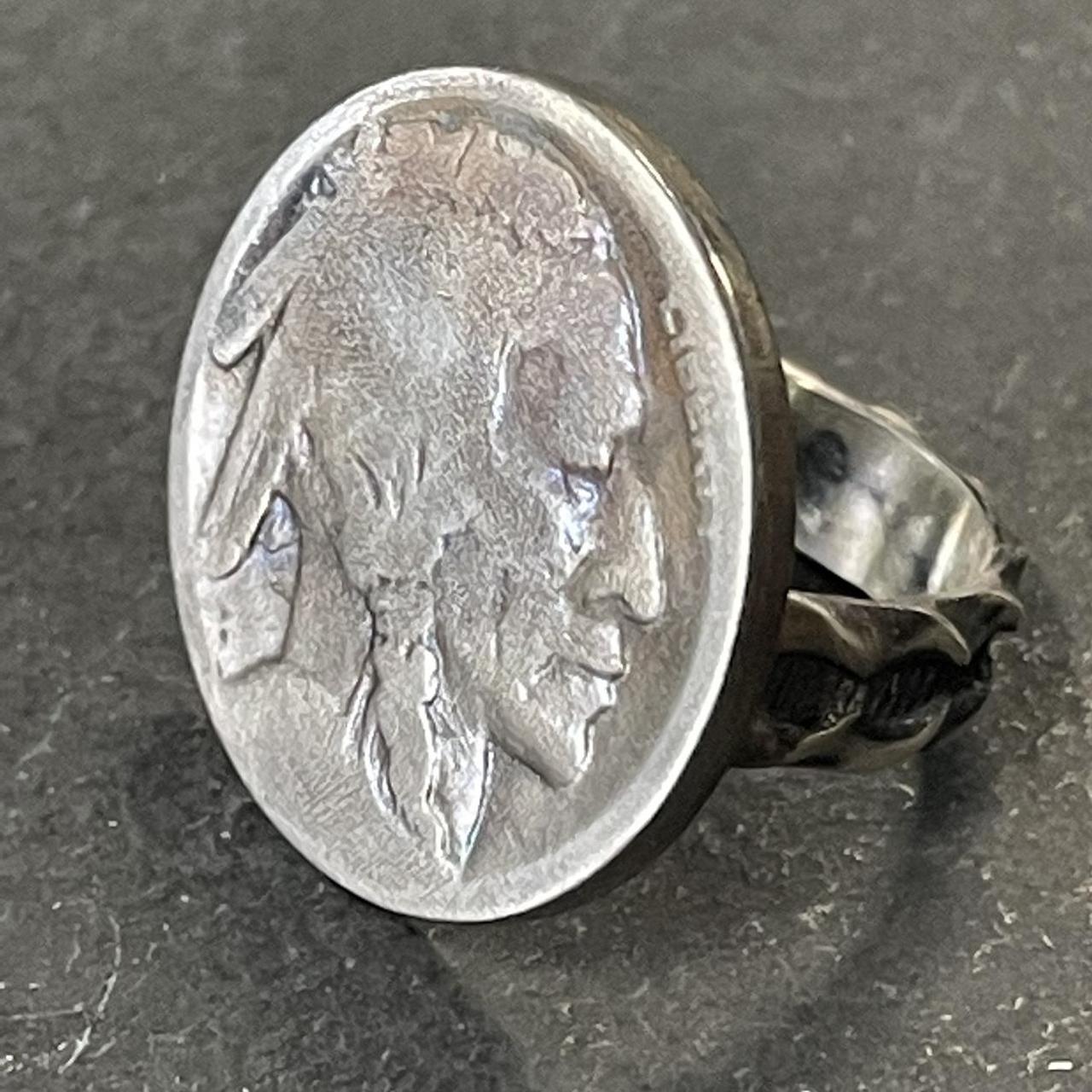 Buffalo nickel store rings